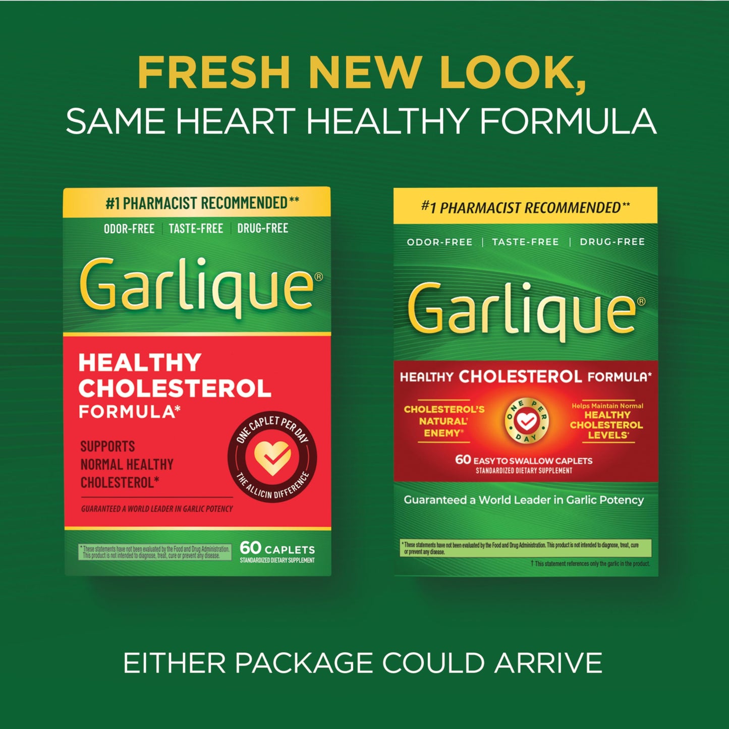 Garlique Garlic Extract Supplement Caplets 60