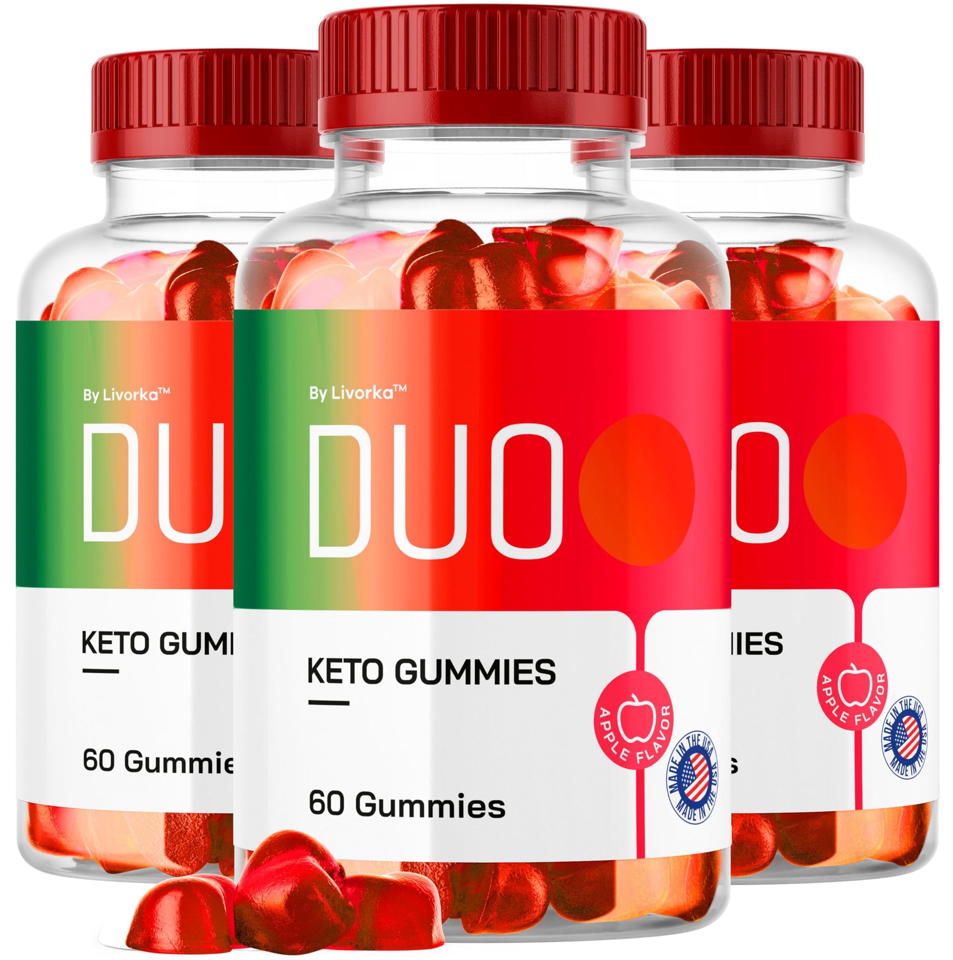 LIVORKA Duo Keto ACV Gummies 180 Gummies