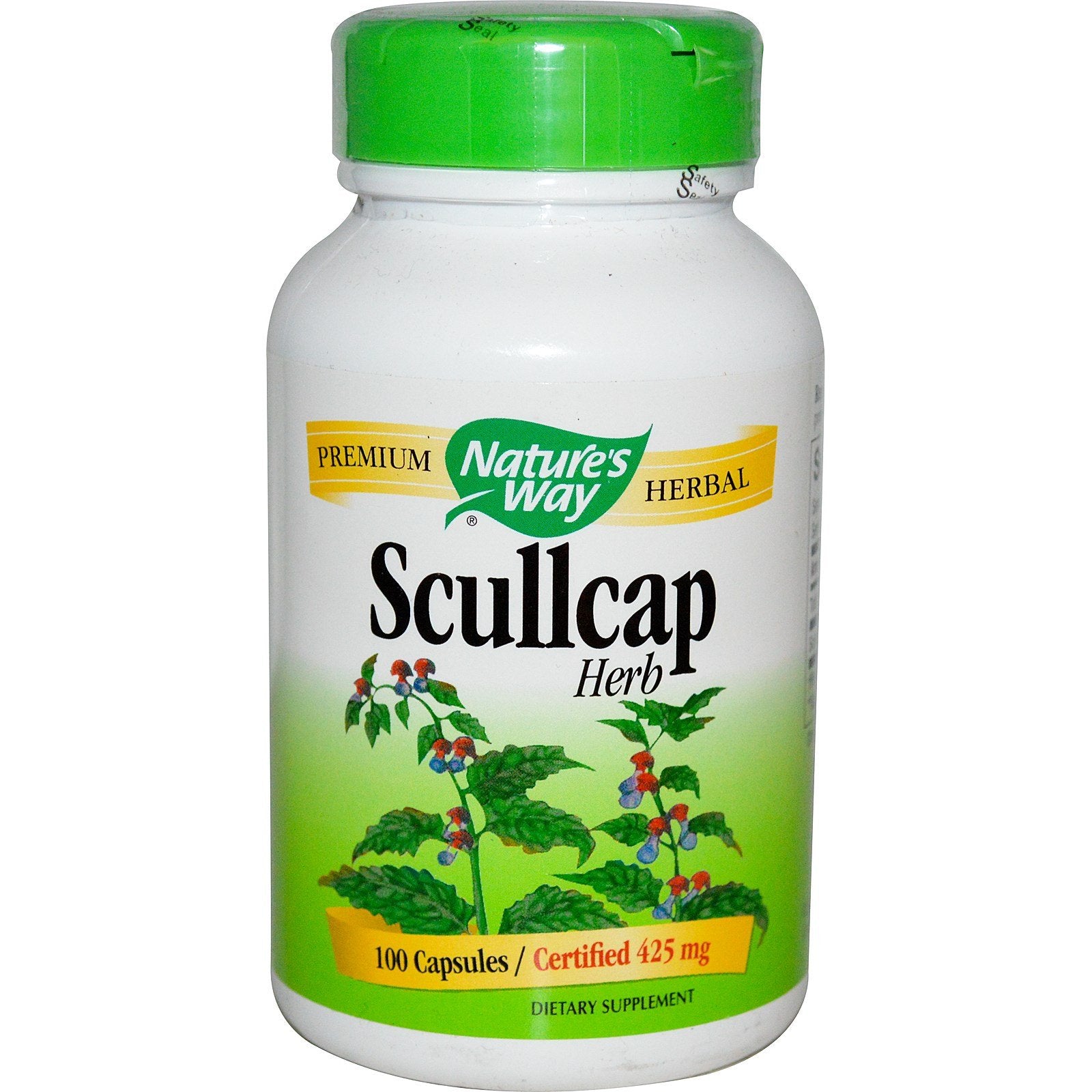 Nature's Way Scullcap Herb Capsule 200 Capsules