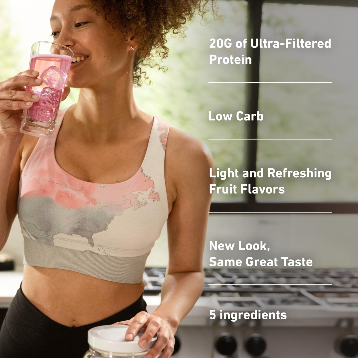 Isopure Clear Whey Isolate Protein Powder, Lactose Free, Gluten Free, Naturally Flavored, Mixed Berry, 20g Protein Per Serving, 14.1 Oz, 16 Servings (Packaging May Vary)