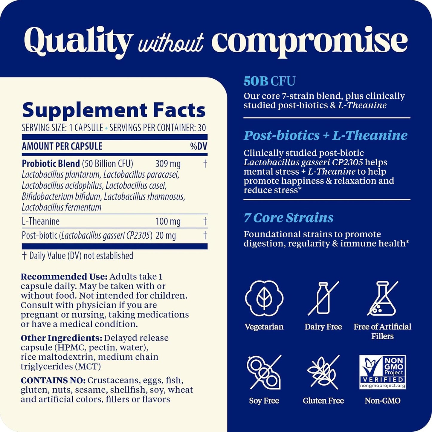 Enzymedica SubCulture Probiotic + L-Theanine Capsule 30 Count
