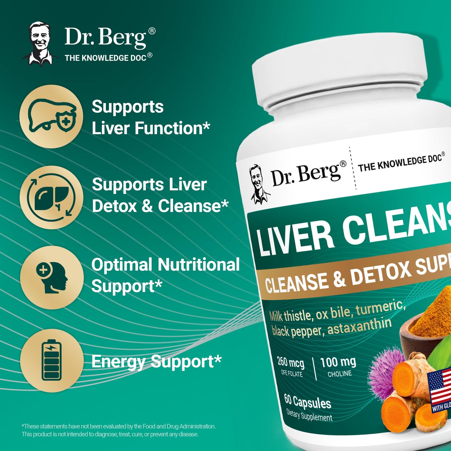Dr. Berg Nutritionals Liver Cleanse Detox 90 capsules