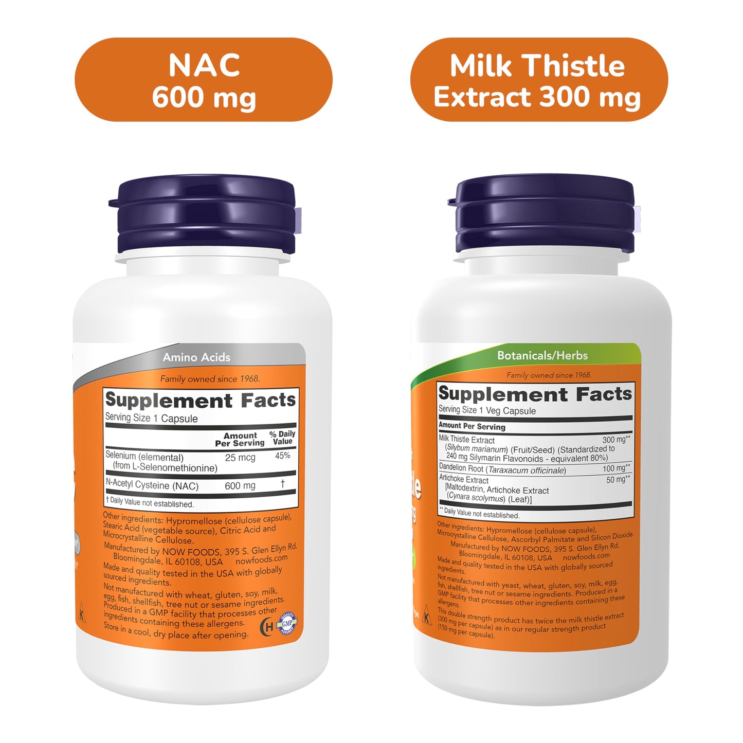 NOW Foods NAC (N-Acetyl Cysteine) 600 mg with Selenium, 100 Tablets