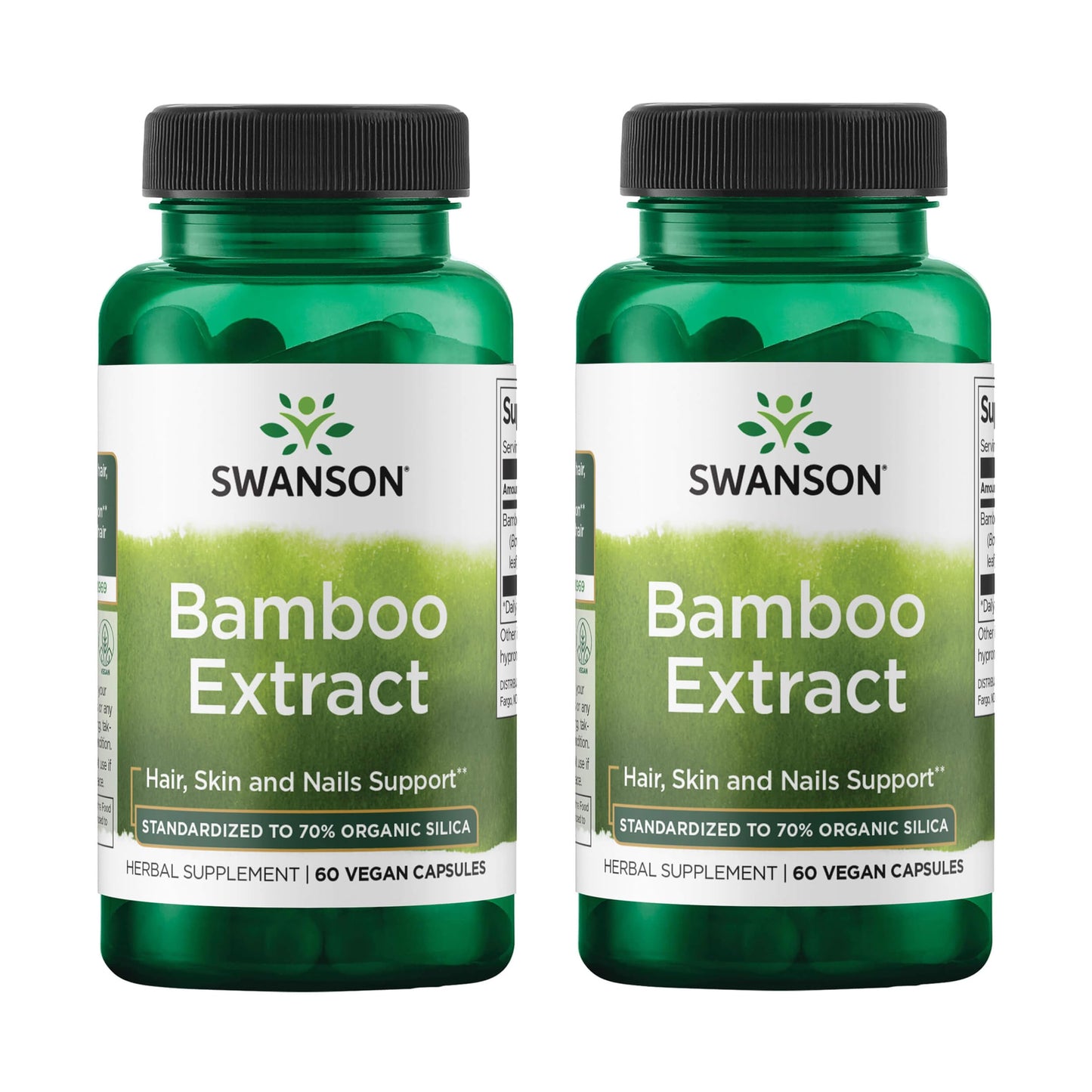 Swanson Bamboo Extract Capsules 120 Count