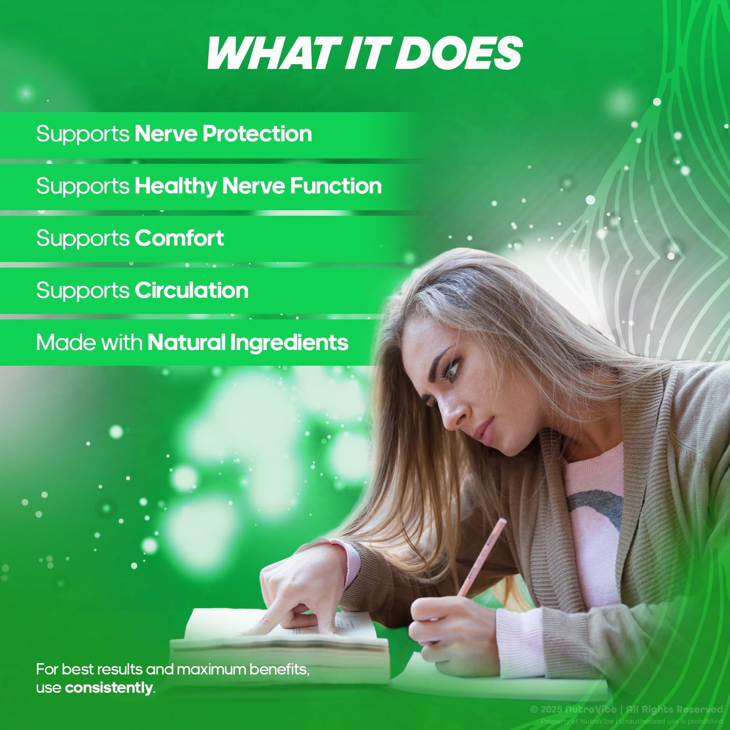 NutraVibe Nerve Axionis Capsule, 60 Count