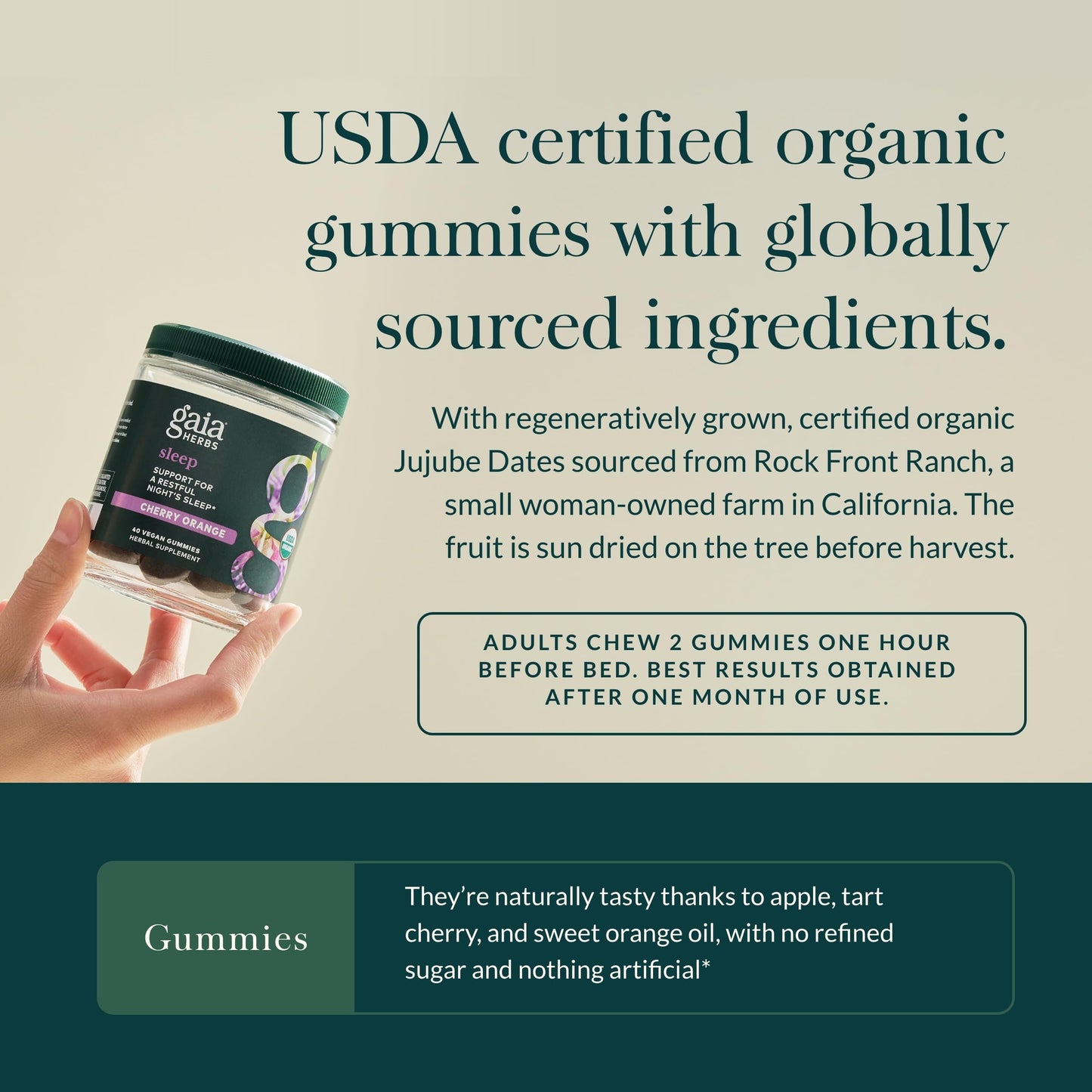 Gaia Herbs Sleep Gummies 80 Gummies