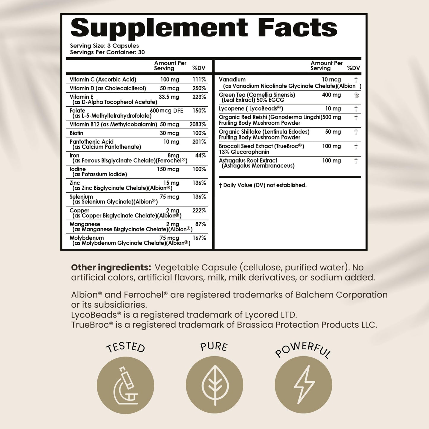 HPD Rx PAPCLEAR OB/GYN Formulated Immune Support Supplement 540 Capsules