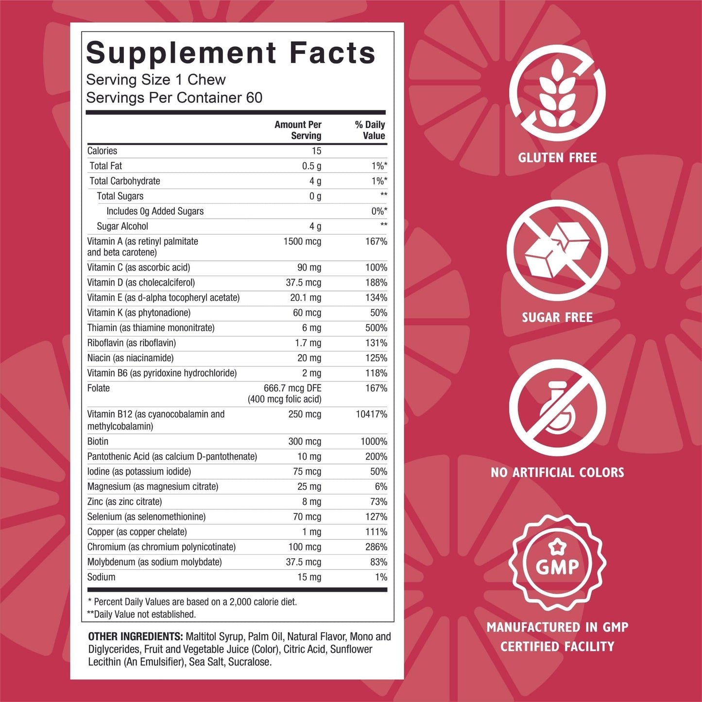 Celebrate Bariatric Supplements Celebrate Vitamins Bariatric Multivitamin Gummy 180 Count