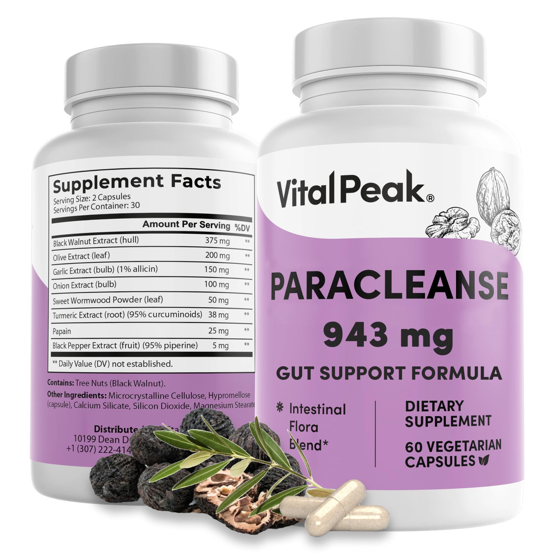 Vital Peak ParaCleanse 60 Capsules