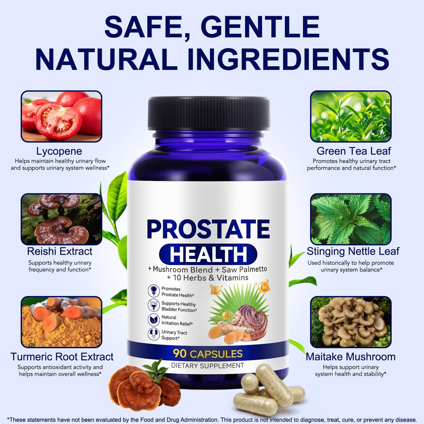Pegciz Prostate Health Supplement for Men Capsules 90 Count