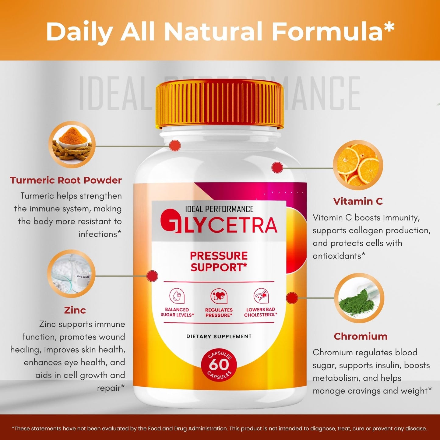 IDEAL PERFORMANCE Glycetra Advanced Blood Formula Capsules 60 Capsules