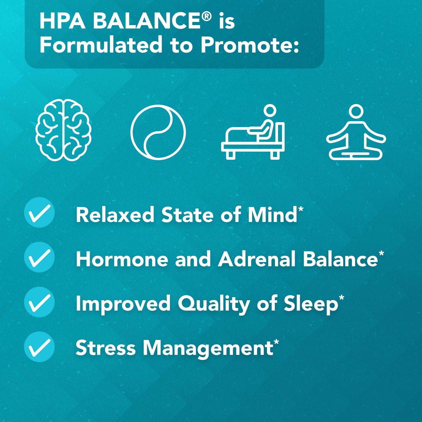 Vital Plan HPA Balance Adrenal Supplement Capsule 120 Count