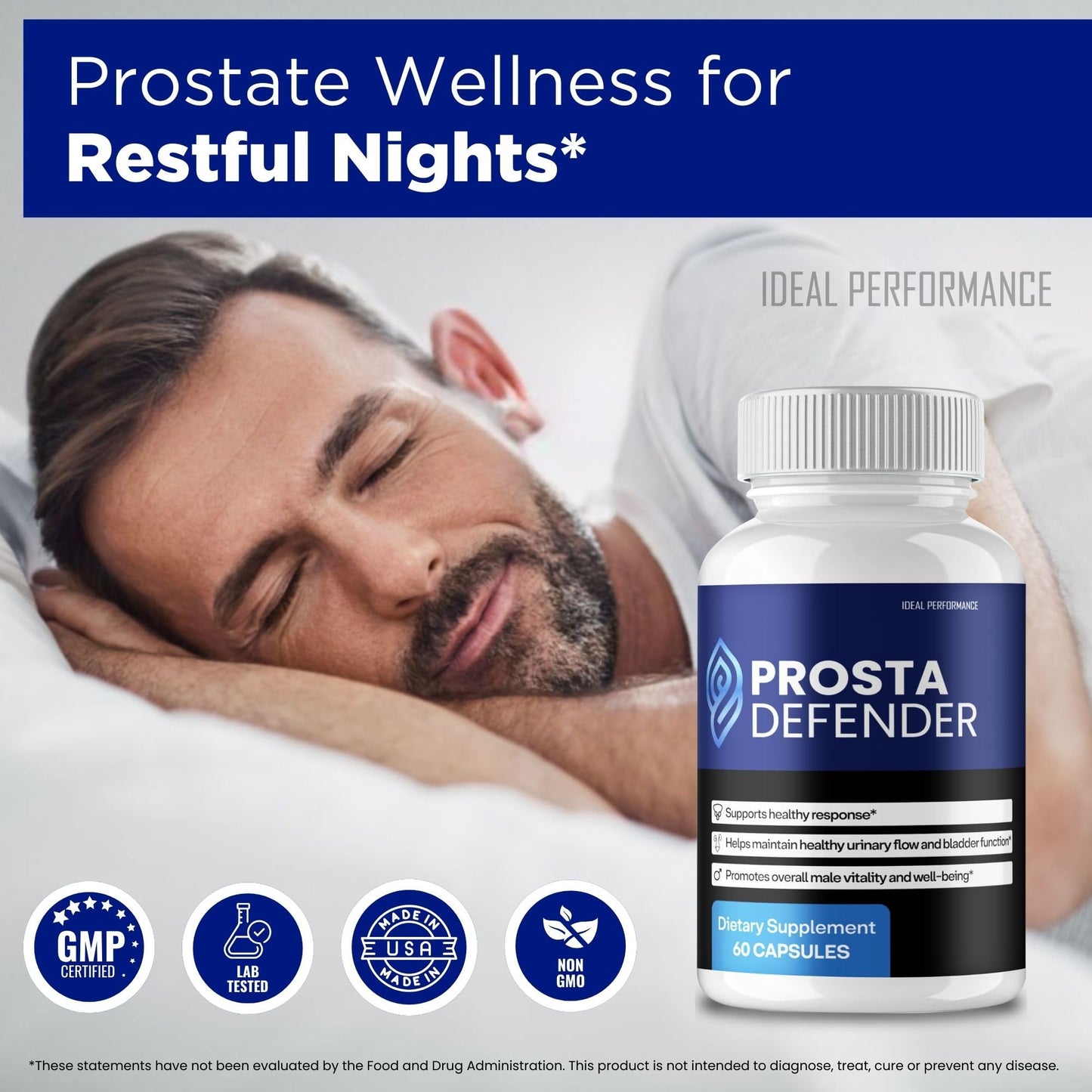 IDEAL PERFORMANCE Prosta Defender Capsules 180 Count