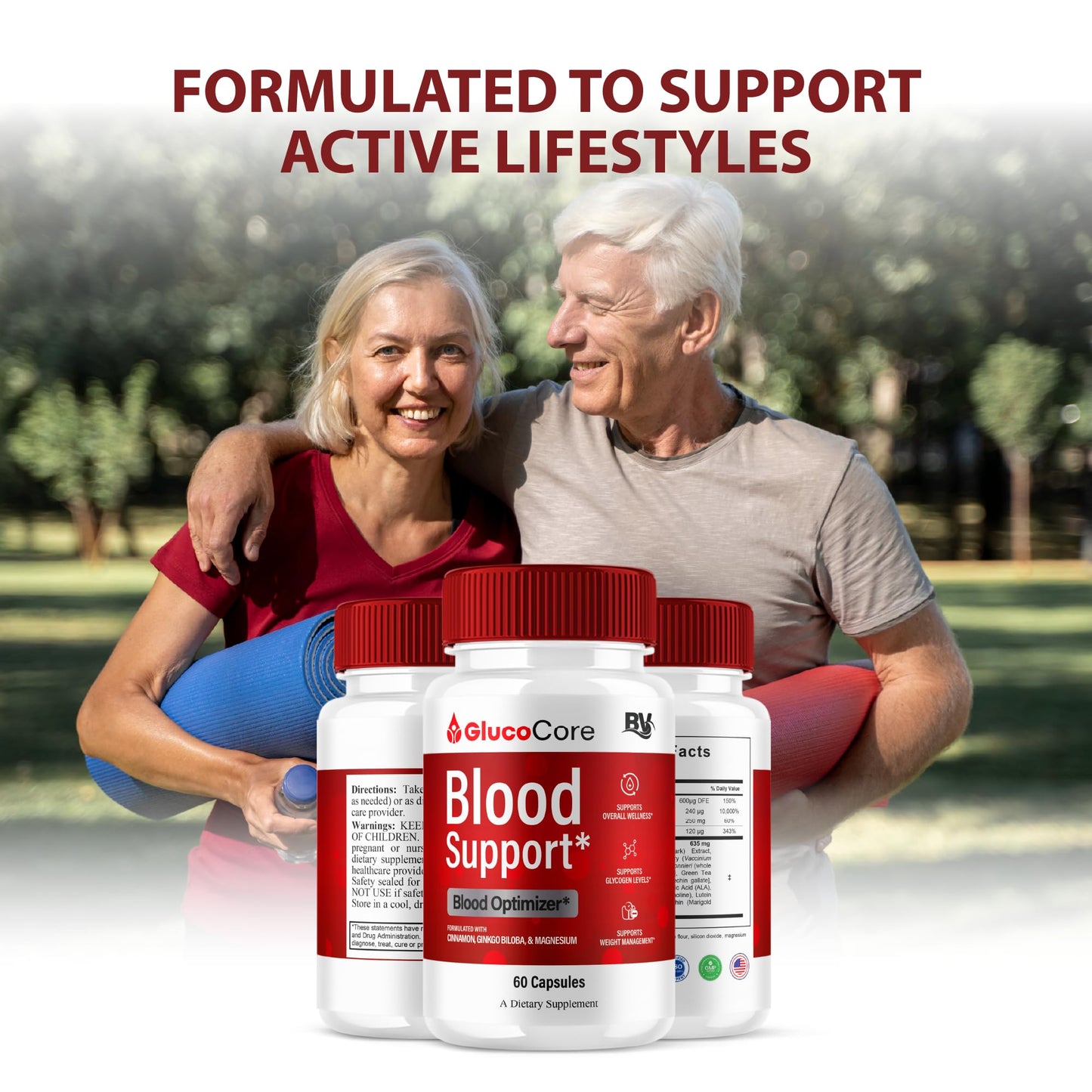 BLUE VIBE GlucoCore Blood Support Capsule, 60 Capsules