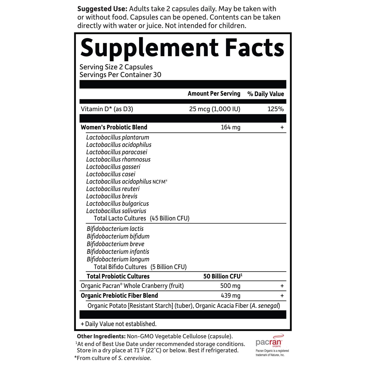 Garden of Life Dr. Formulated Probiotics Urinary Tract+ - 50 Billion CFU Capsules, 60 Count