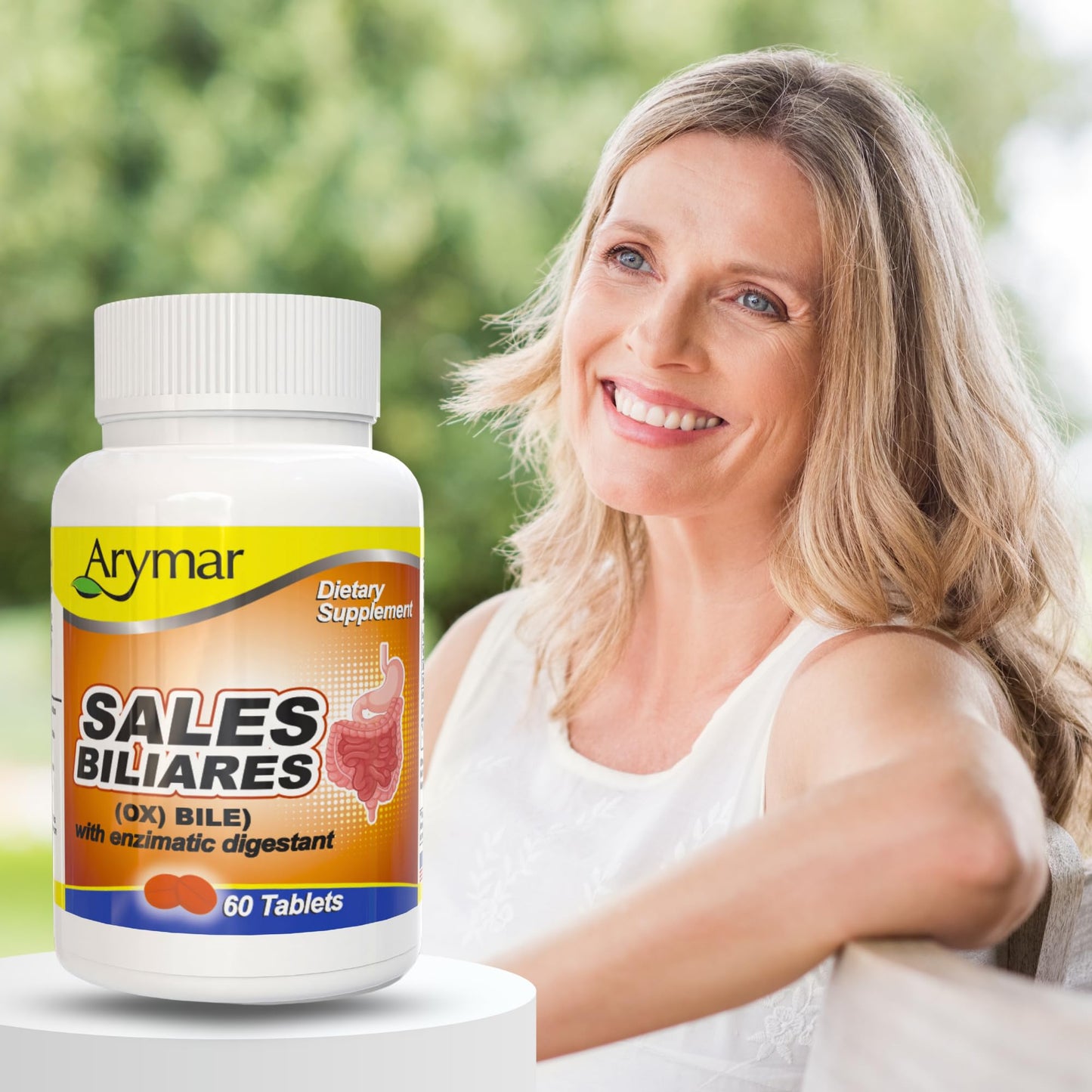 Arymar Ox Bile with Digestive Enzymes 60 Tablets