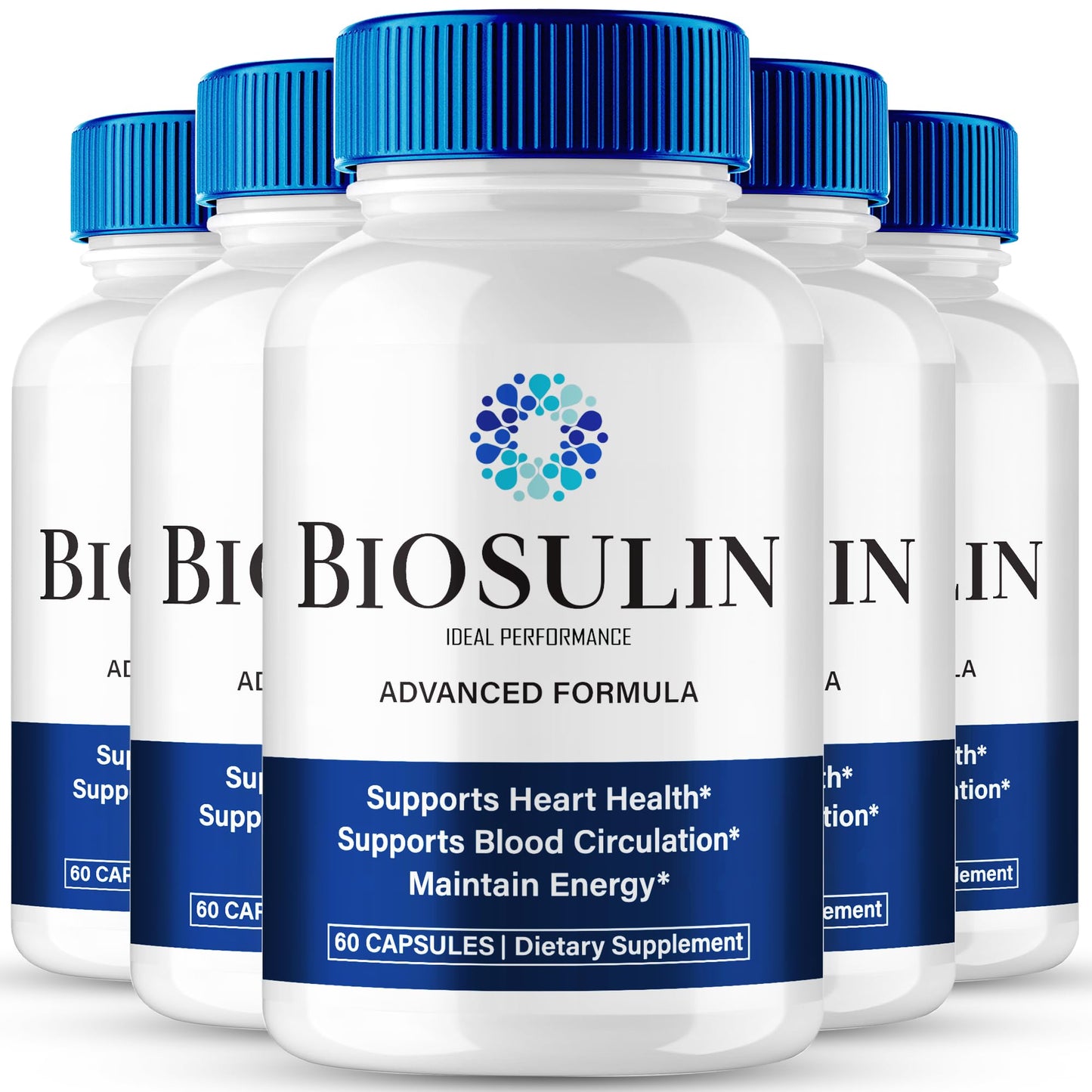 IDEAL PERFORMANCE Biosulin Capsules, Premium Biosulin Advanced Blood Formula, 300 Capsules