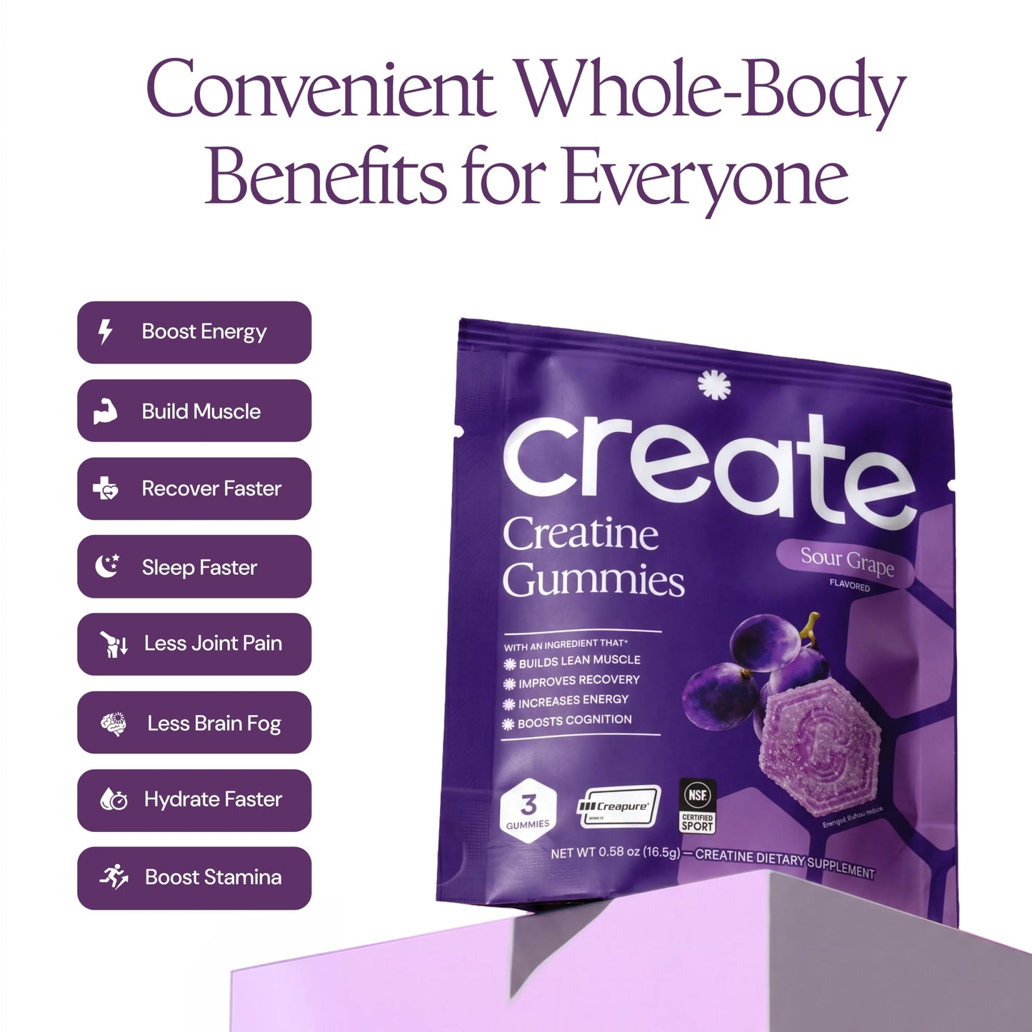 Create Creatine 90 Gummies
