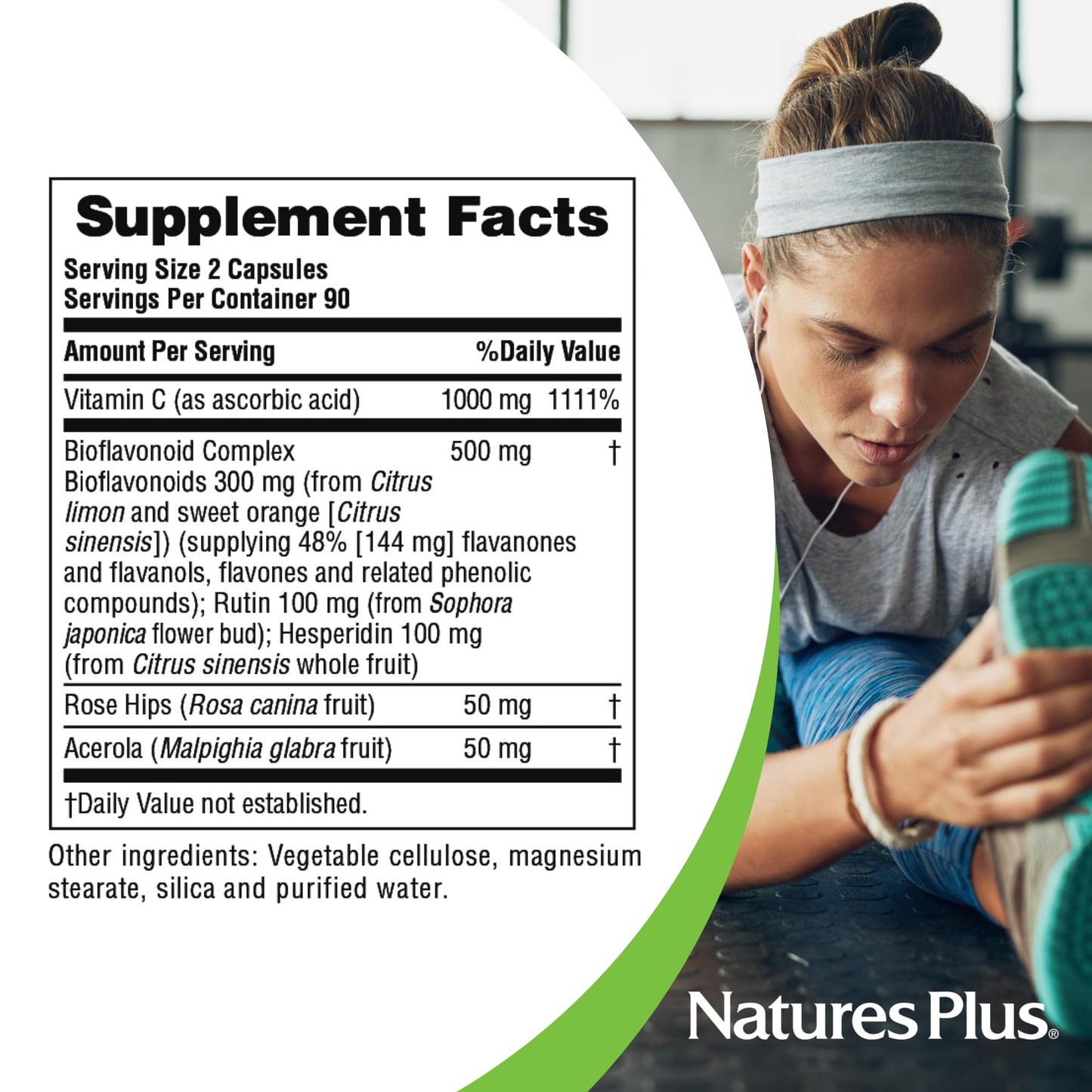 NaturesPlus Super C Complex 180 Capsules