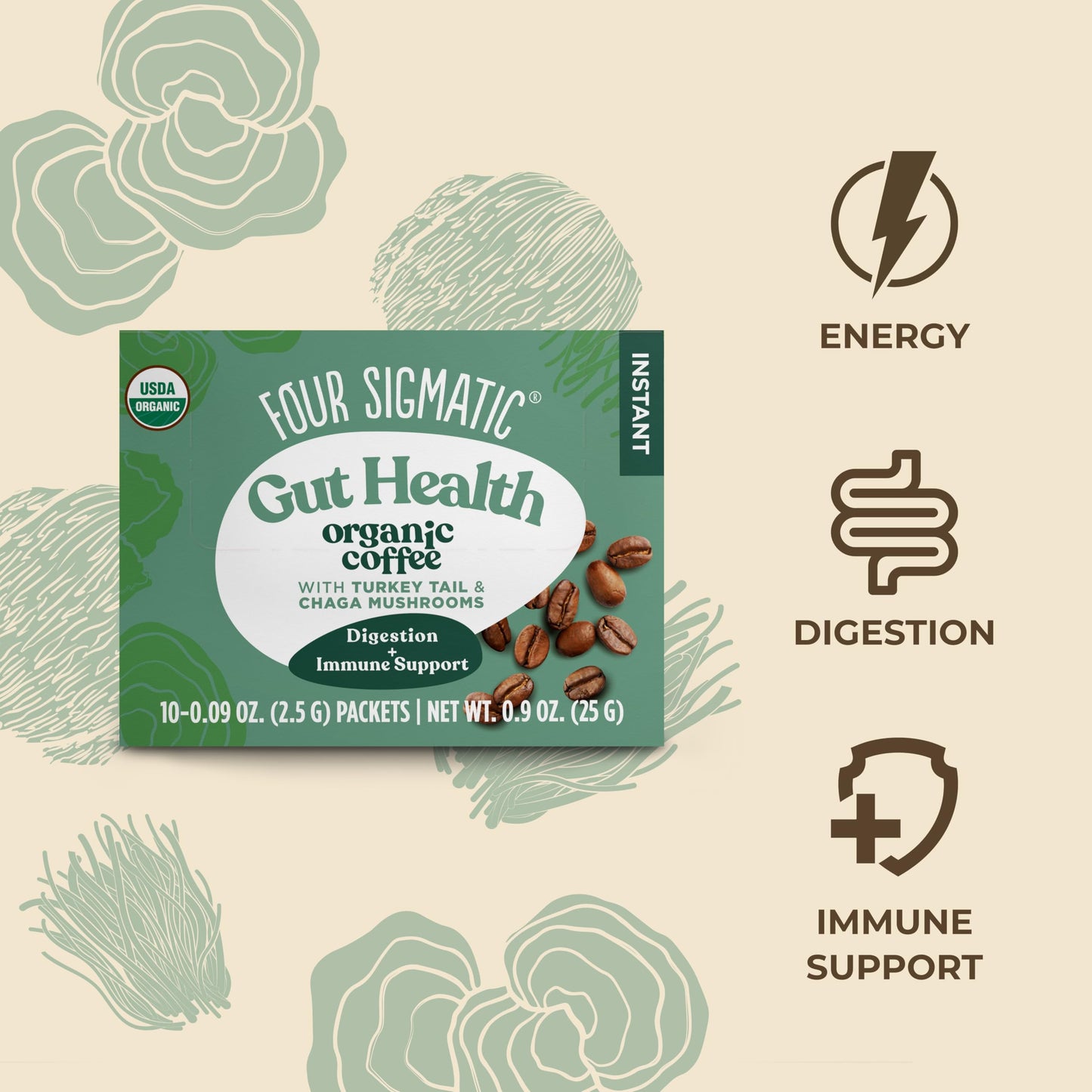 Four Sigmatic Mushroom Coffee Mix Powder 1.8 oz