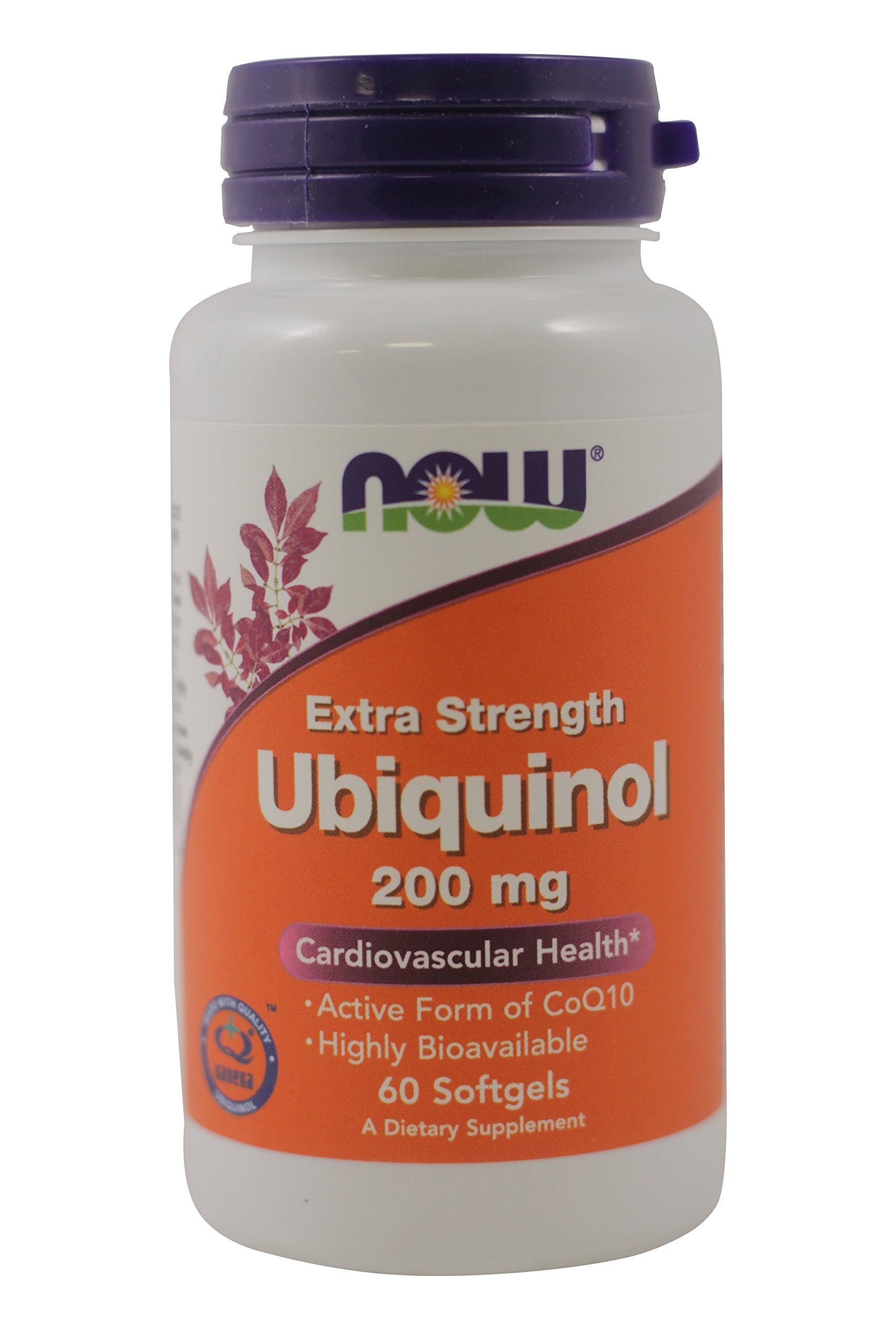 NOW Foods Ubiquinol 200 mg Softgel 60 Count