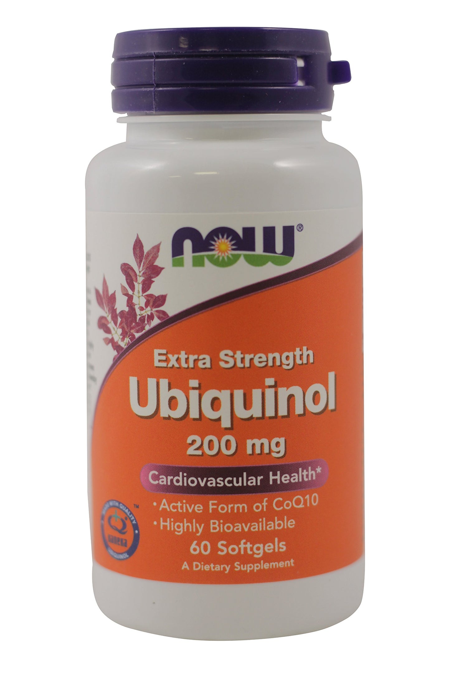 NOW Foods Ubiquinol 200 mg Softgels, 60 Count