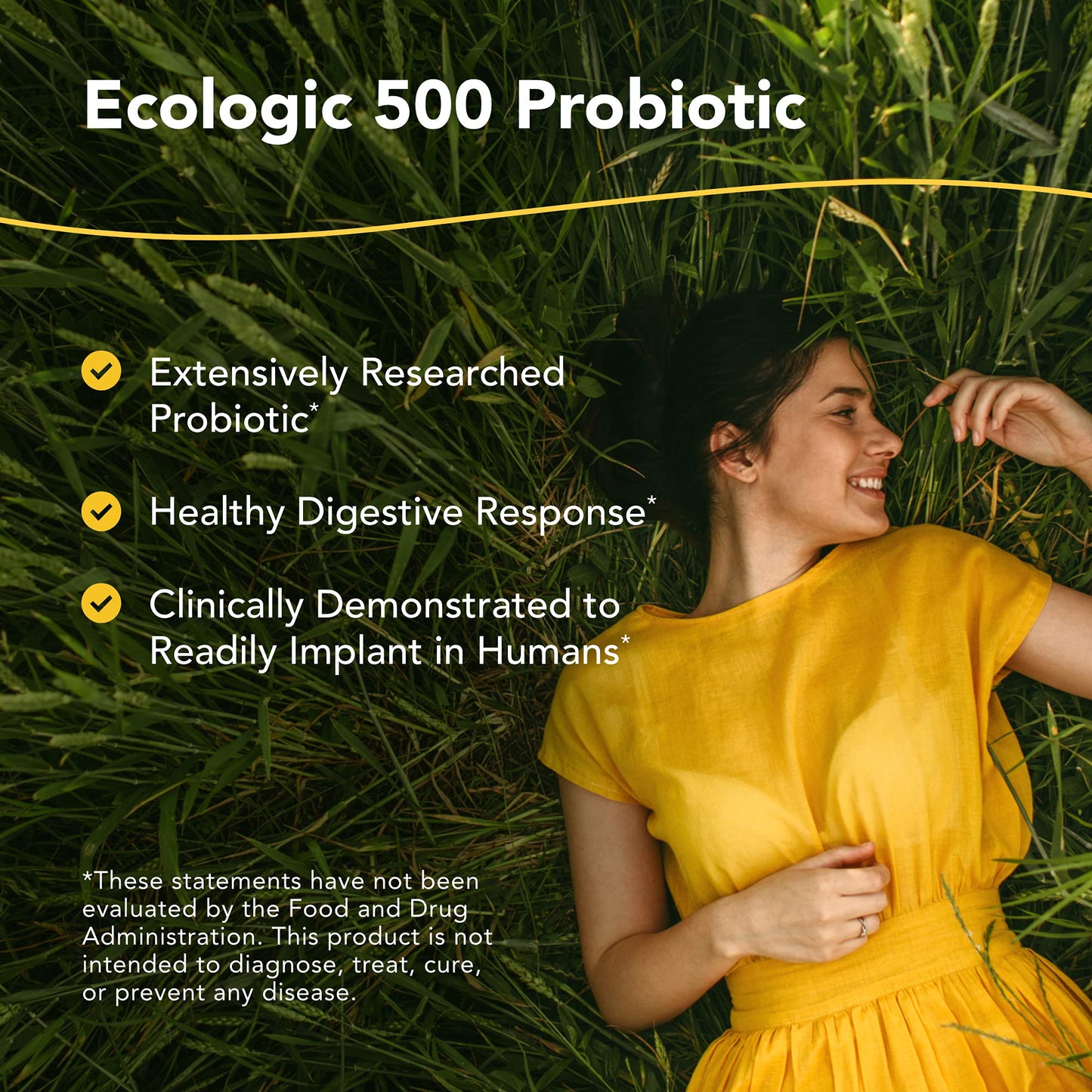 North American Herb & Spice Health-Bac Ecologic 500 Probiotic Powder, 33 Servings