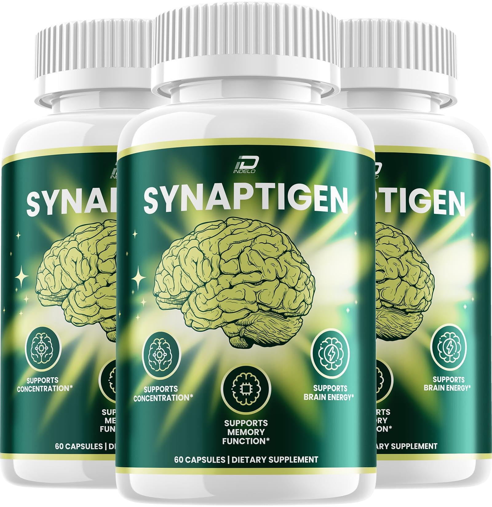 Indelo Synaptigen Supplement Capsules, 180 Capsules