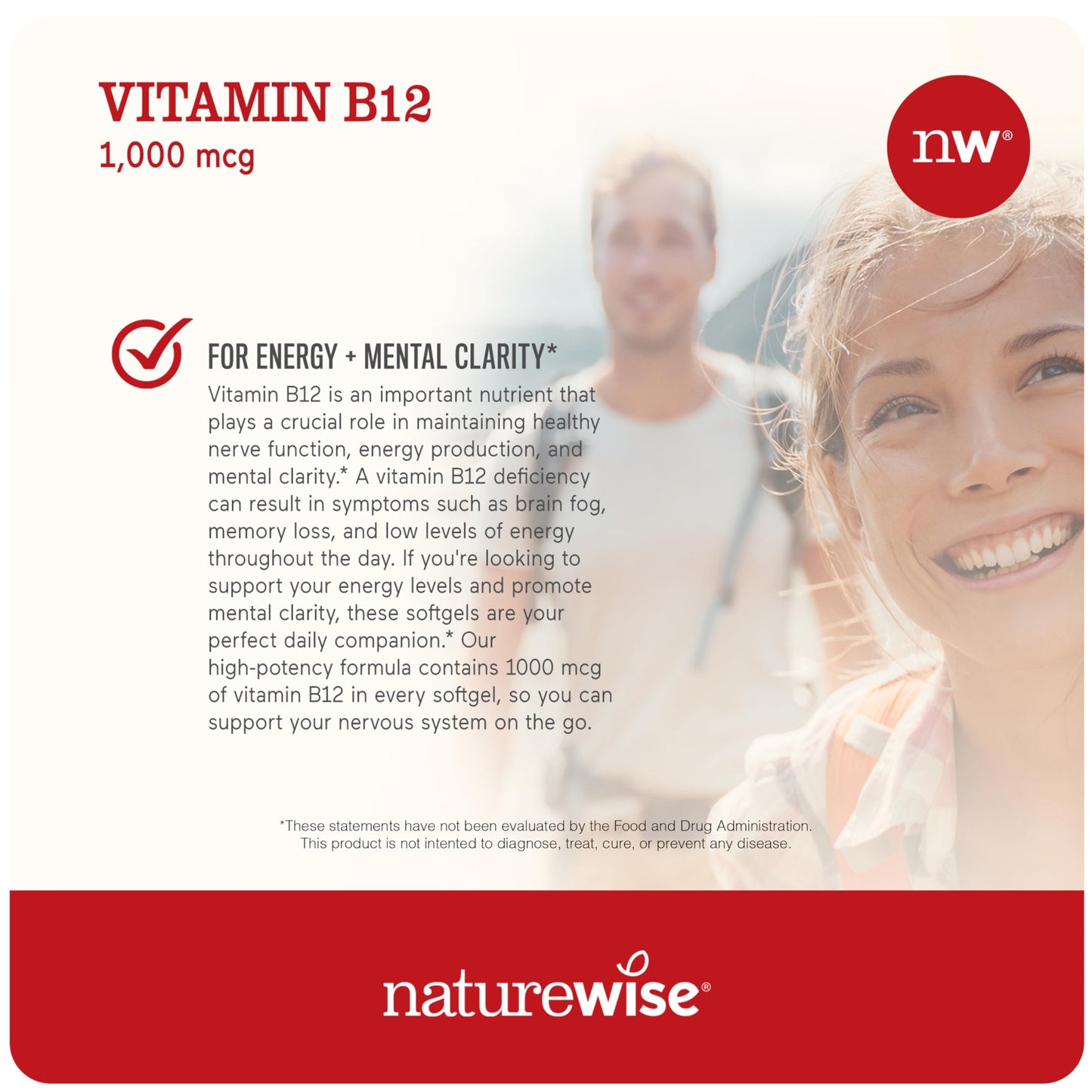 NatureWise Vitamin D3 2000IU and Vitamin B12 1000mcg Softgels, 360 Count