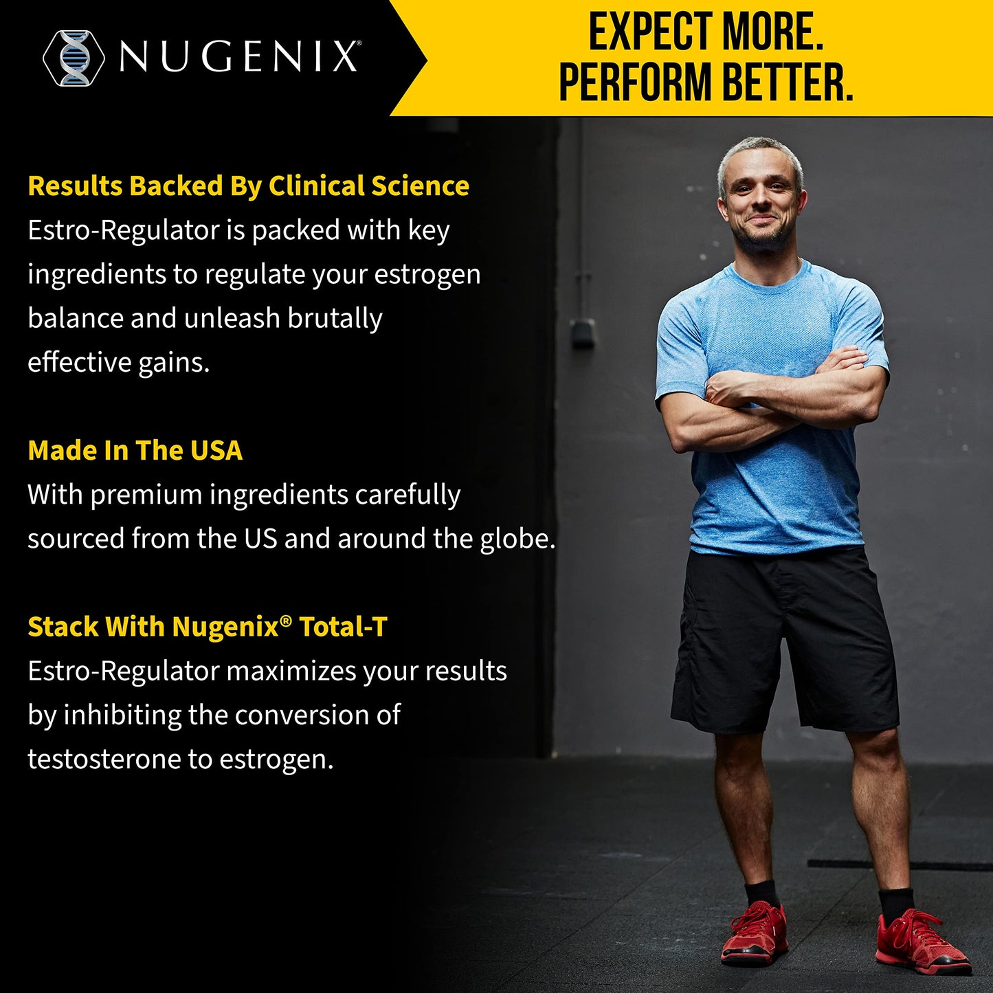 Nugenix Estro-Regulator Estrogen Blocker for Men, DIM Supplement Capsule, 60 Count