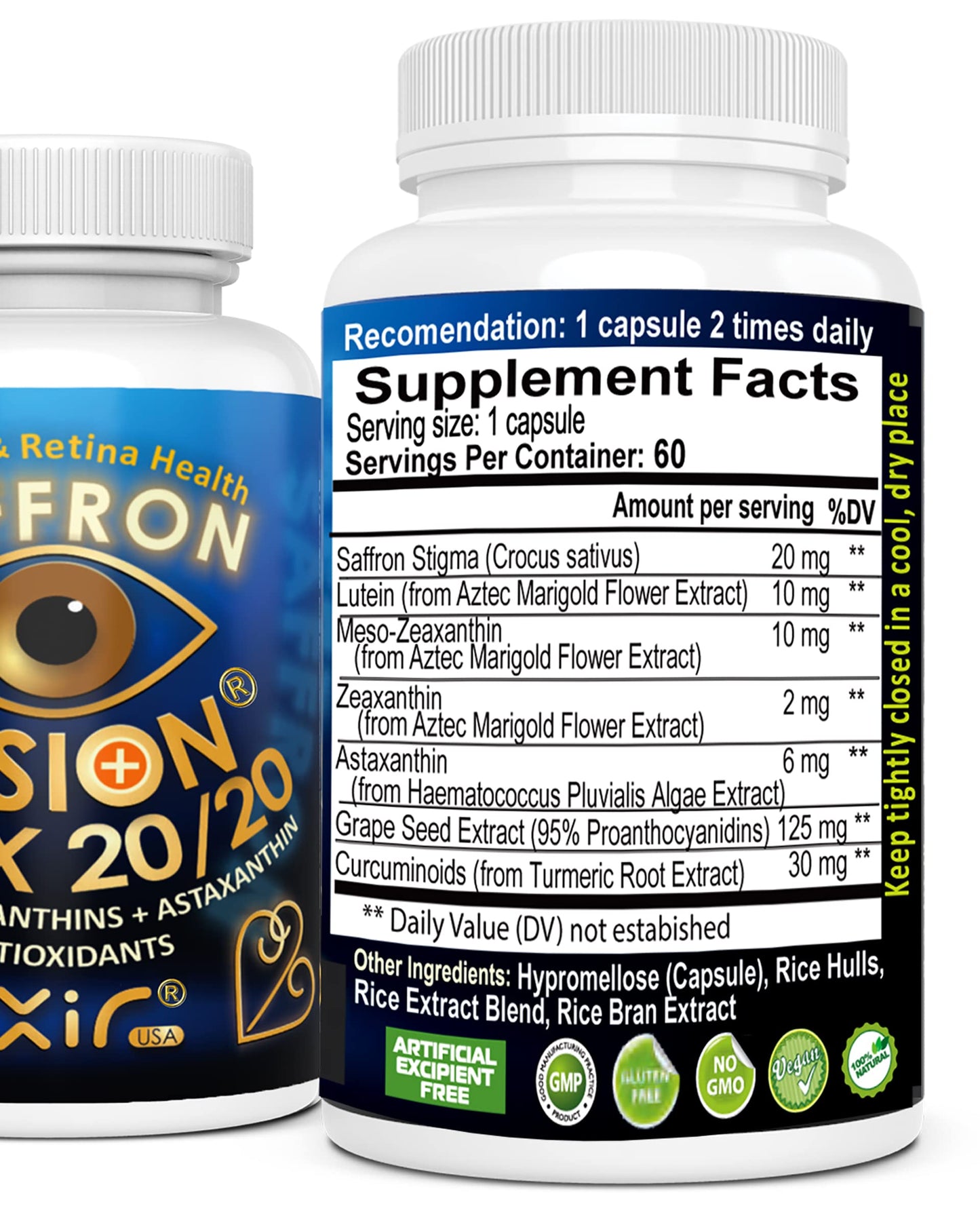 EXIR Eye Supplement Capsule 60 Count