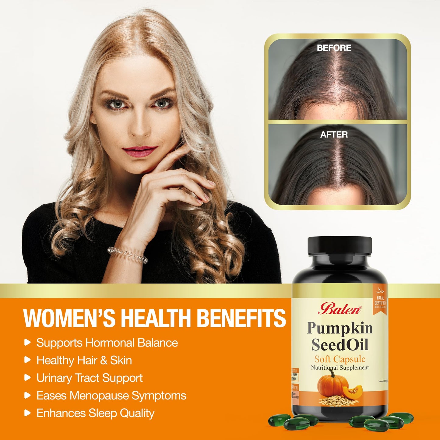 Balen Pumpkin Seed Oil Capsules 100
