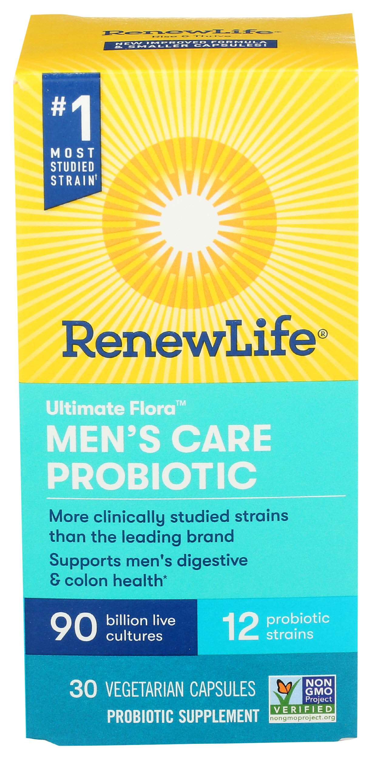 Renew Life Ultimate Flora Men's Care Probiotic Capsule, 30 Capsules
