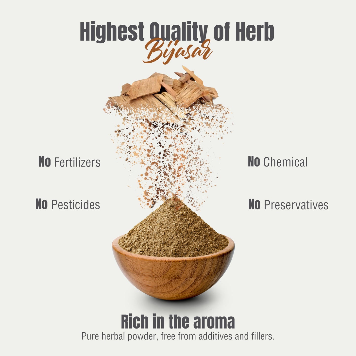 Herbsforever Bijasar Powder – Pterocarpus Marsupium, 16 Ounce