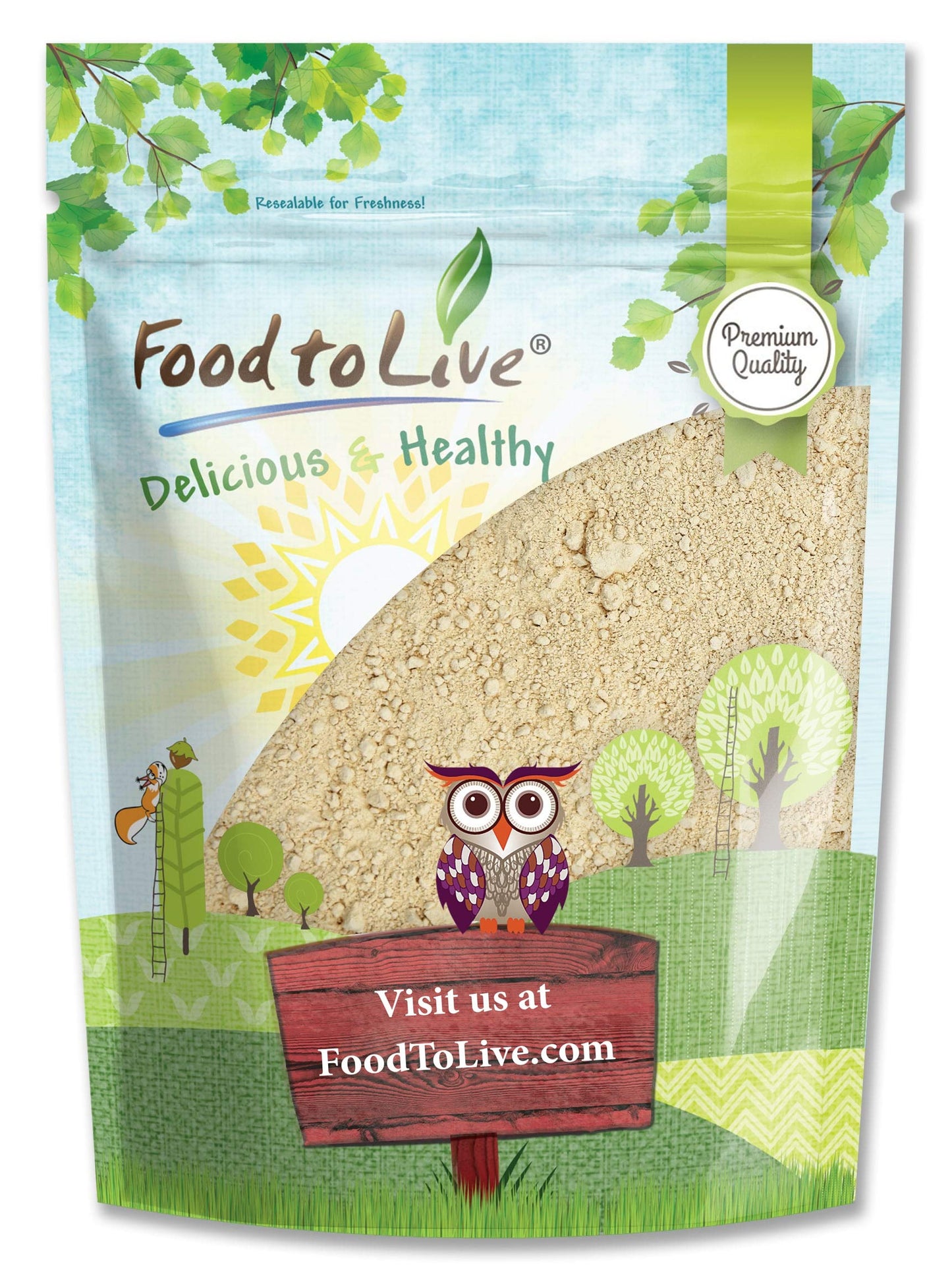 Food to Live Black Maca Powder 16 Ounce