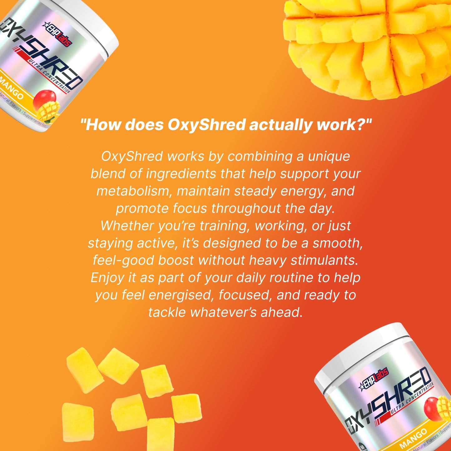 EHP Labs OxyShred Pre Workout Powder 10.37 Ounce