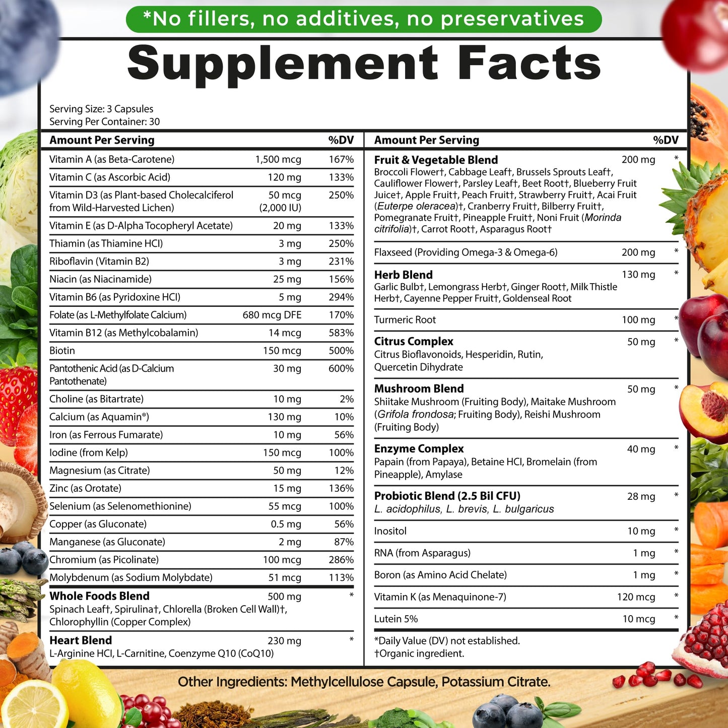 SUPPLEMENTS STUDIO Daily Hormonal & Immune Support Bundle for Women & Men - DIM 200mg for Hormonal Balance + Quercetin 500mg with Bromelain & Zinc + Whole Food Multivitamin with Iron – Vegan, Non-GMO Wellness Support Capsules 2