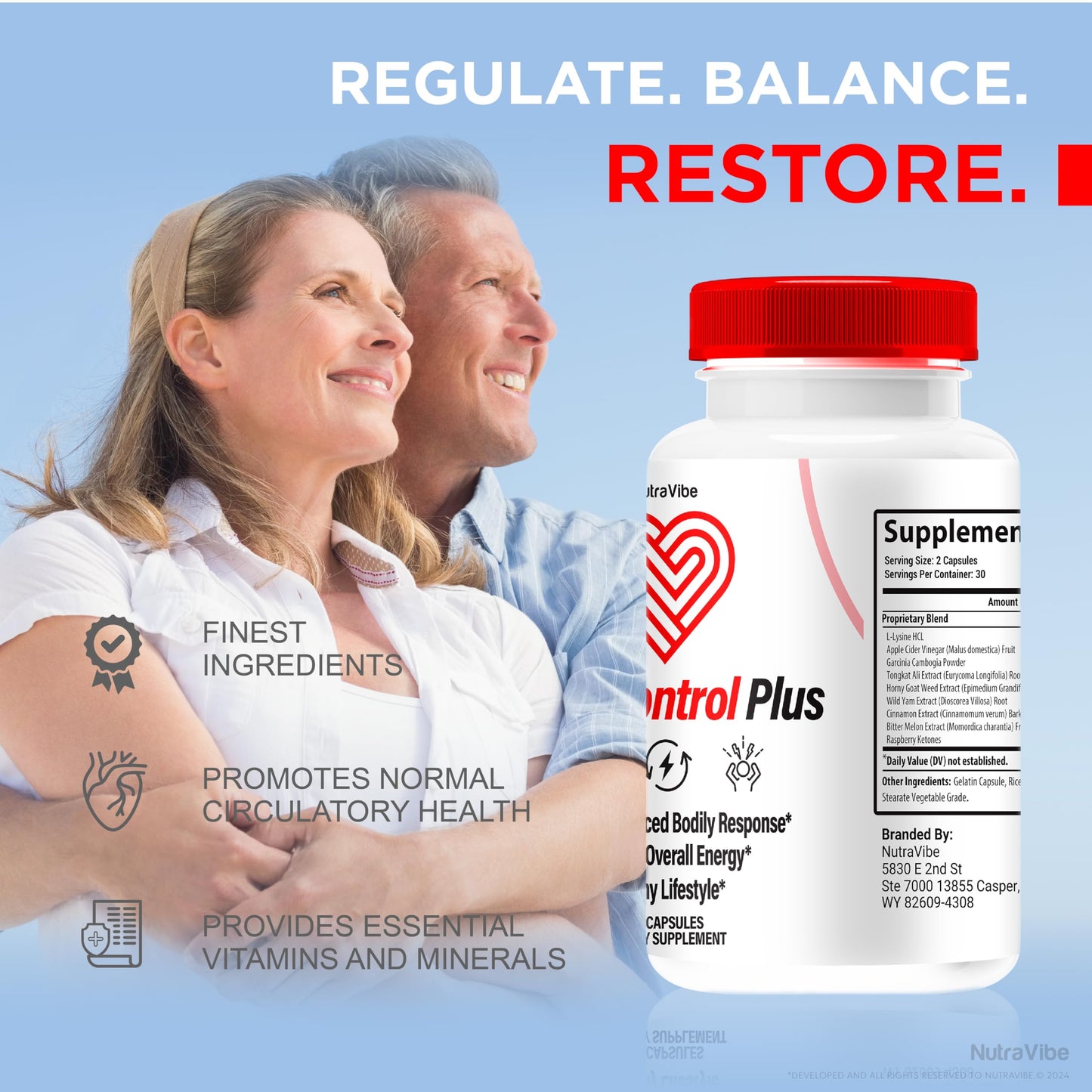 NutraVibe Lipid Control Plus Capsules, 60 Count