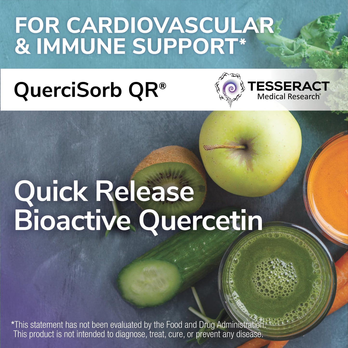Tesseract Medical Research QuerciSorb QR Immune Support Supplement Capsule, 90 Count