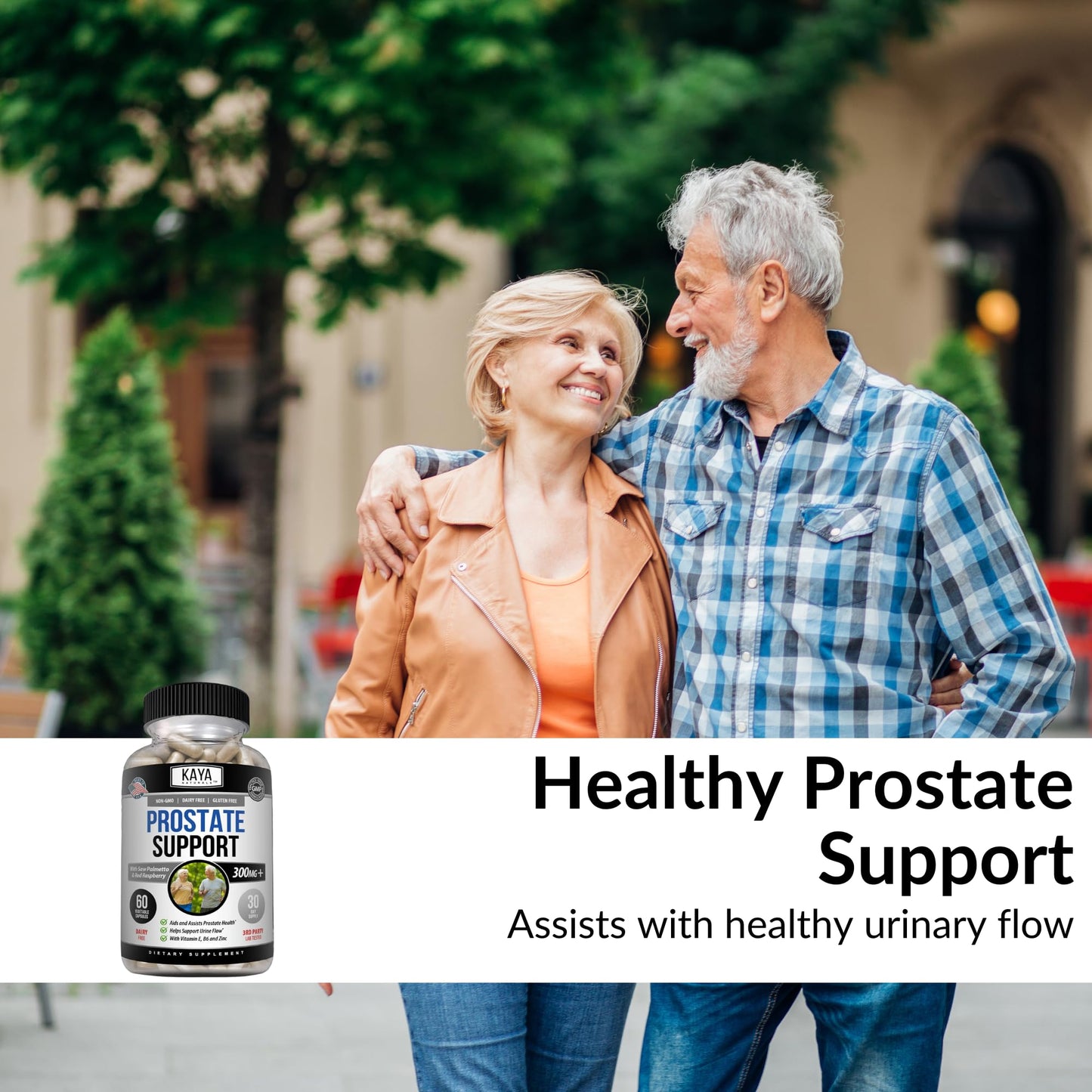 Kaya Naturals Prostate Support Saw Palmetto Capsules 60 Count