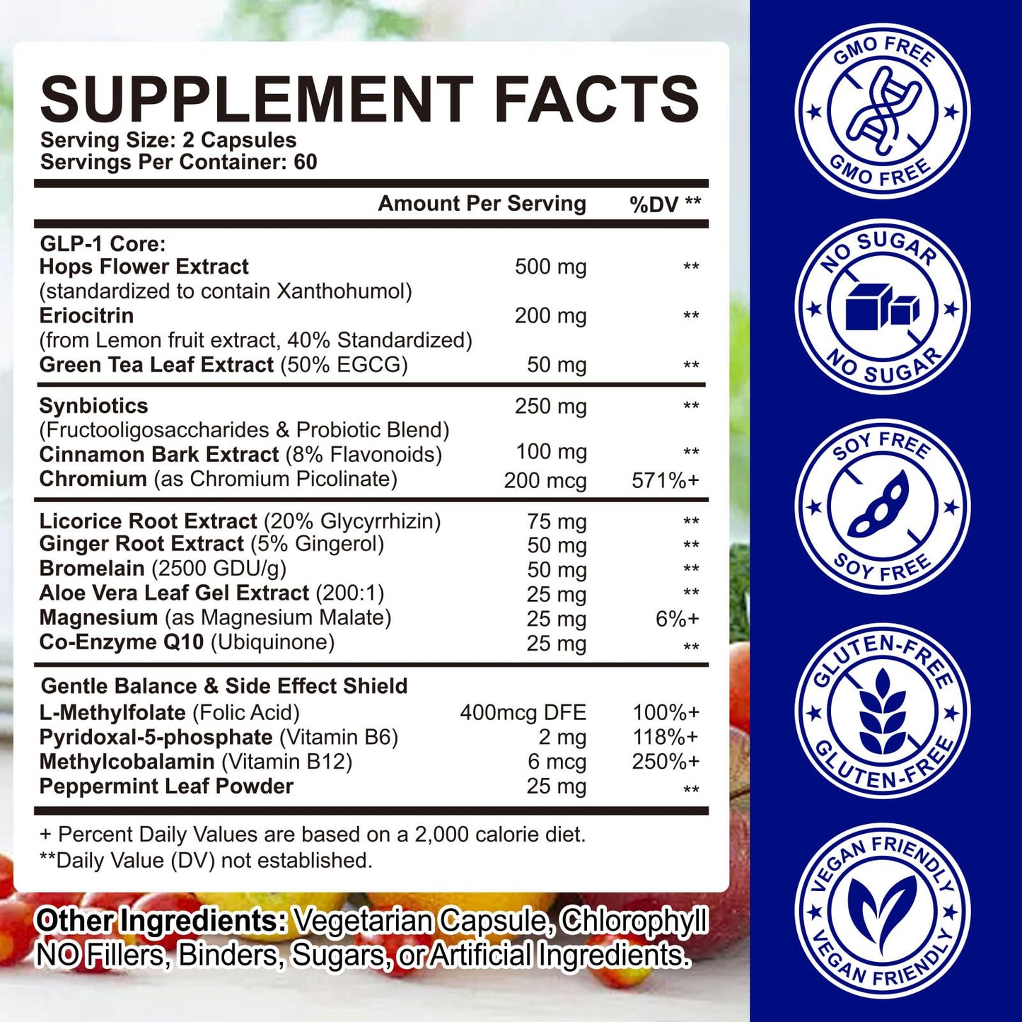 Buyourtaste GLP-1 Probiotic Capsule, 120 Capsules