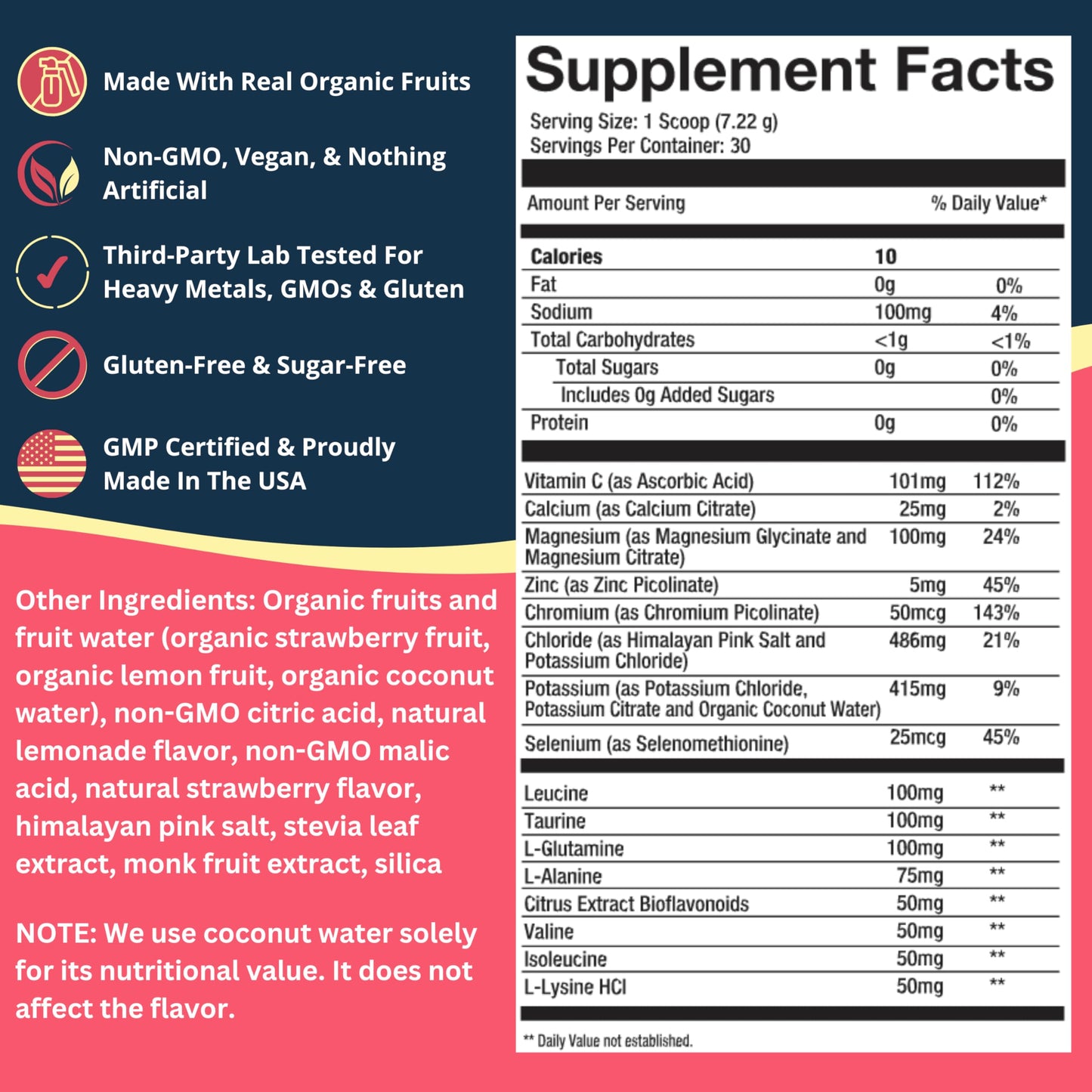 Renewed Health Real Hydration Advanced Electrolyte Powder 3.82 Ounce