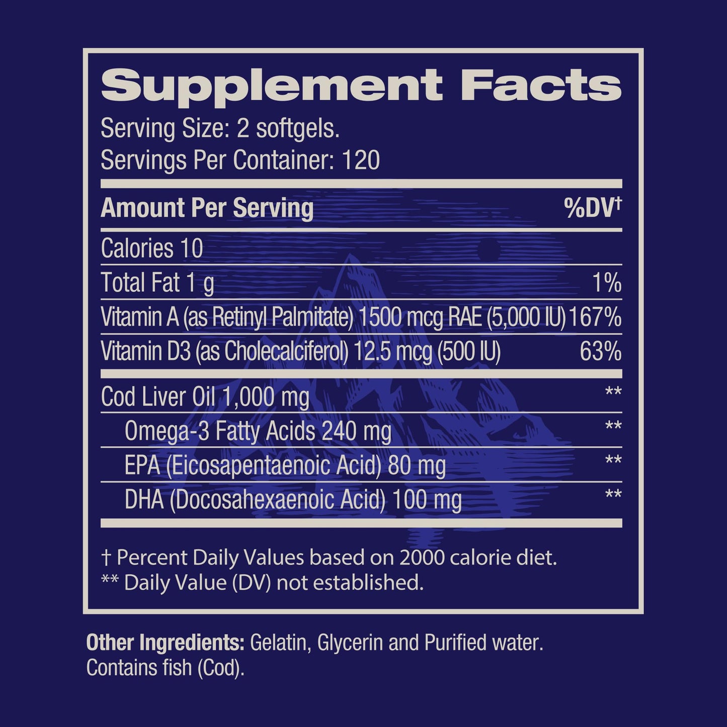 SOULSATION Icelandic Cod Liver Oil Capsule, 240 Capsules