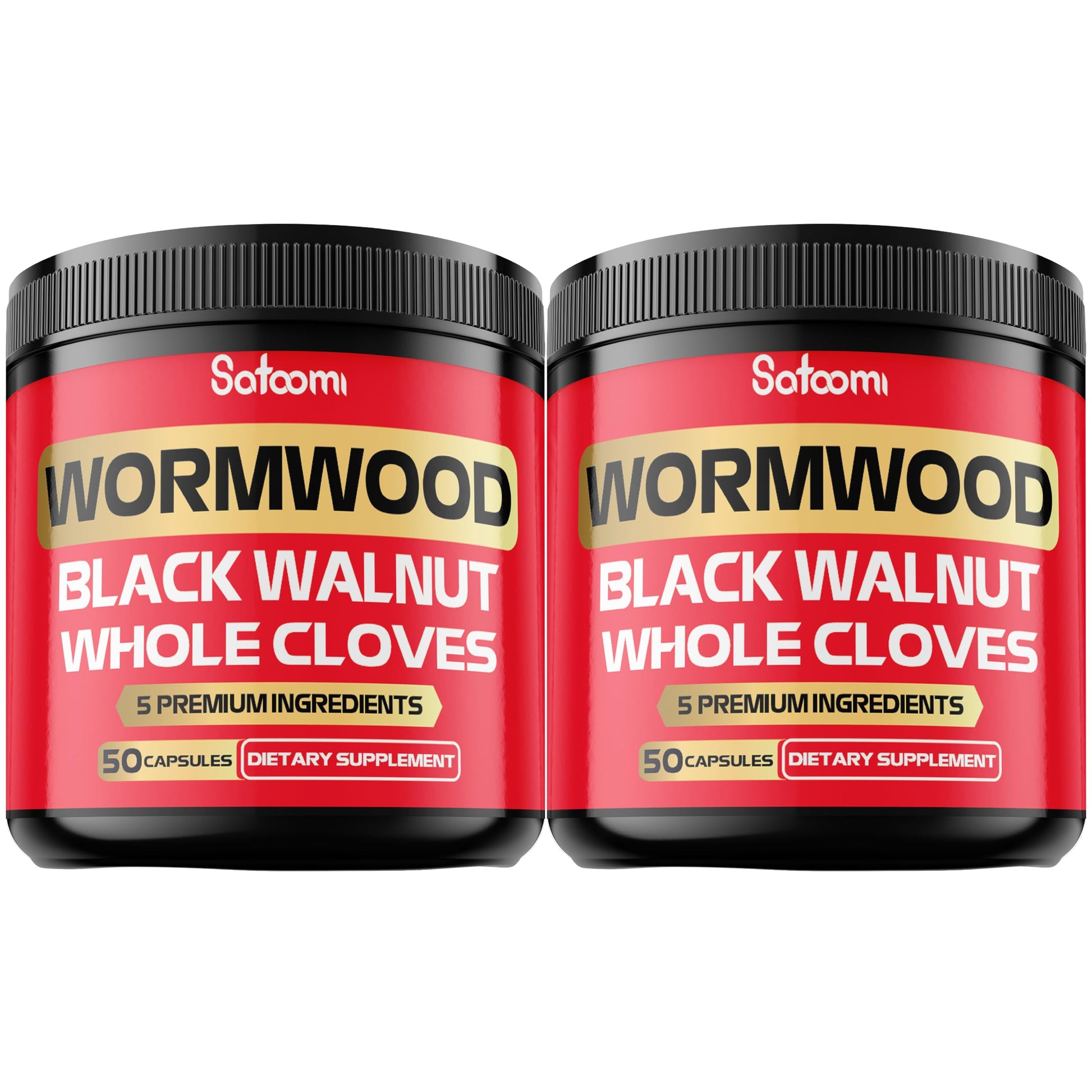 Satoomi 5-in-1 Wormwood Capsule, 100 Capsules