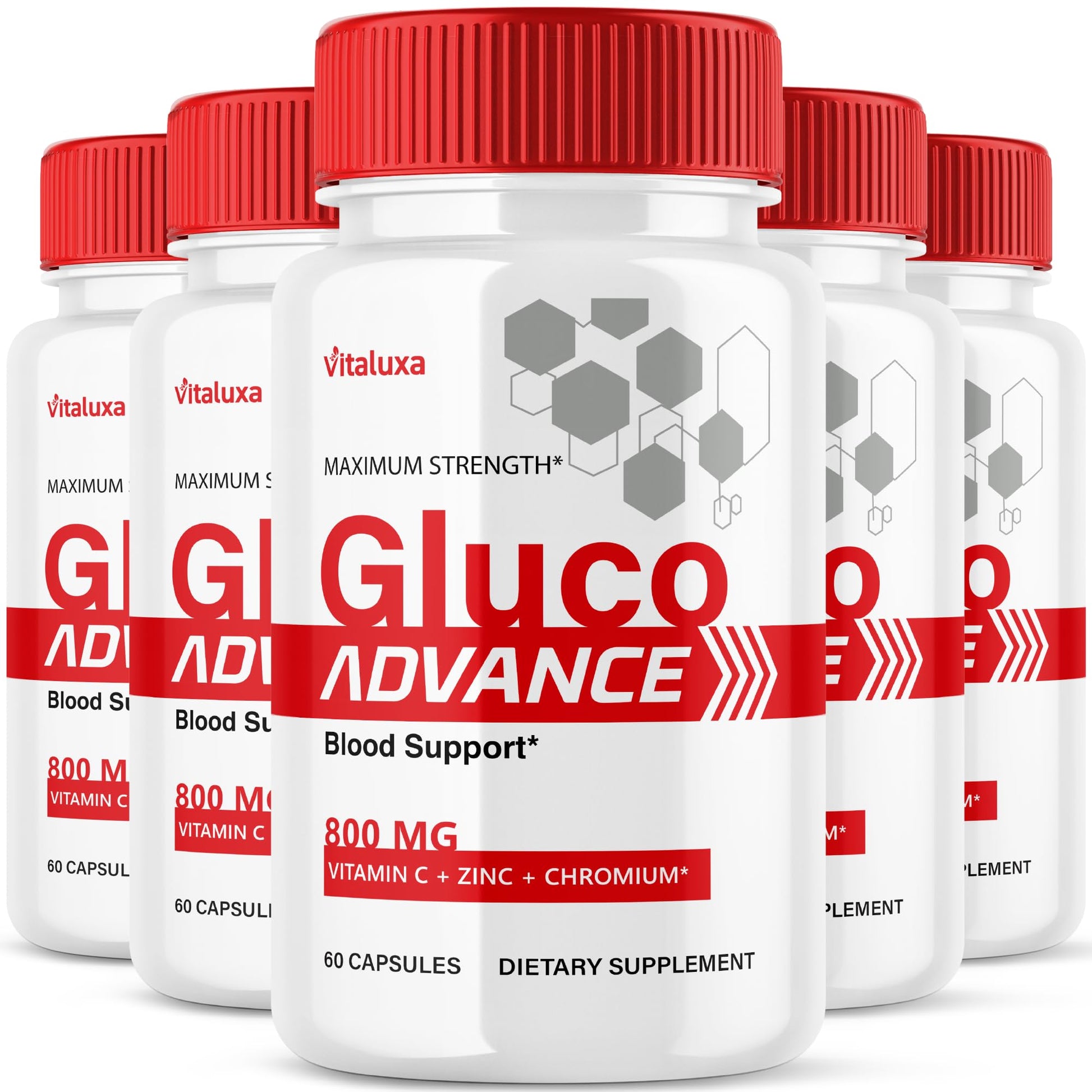 Vitaluxa Gluco Advance Capsules, 300 Capsules