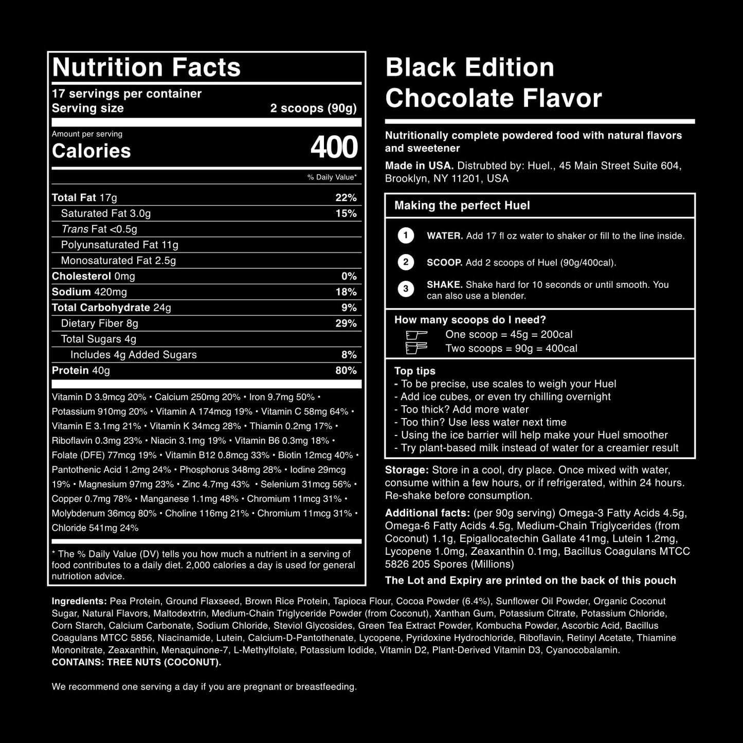 Huel Black Edition Powder 108 Servings