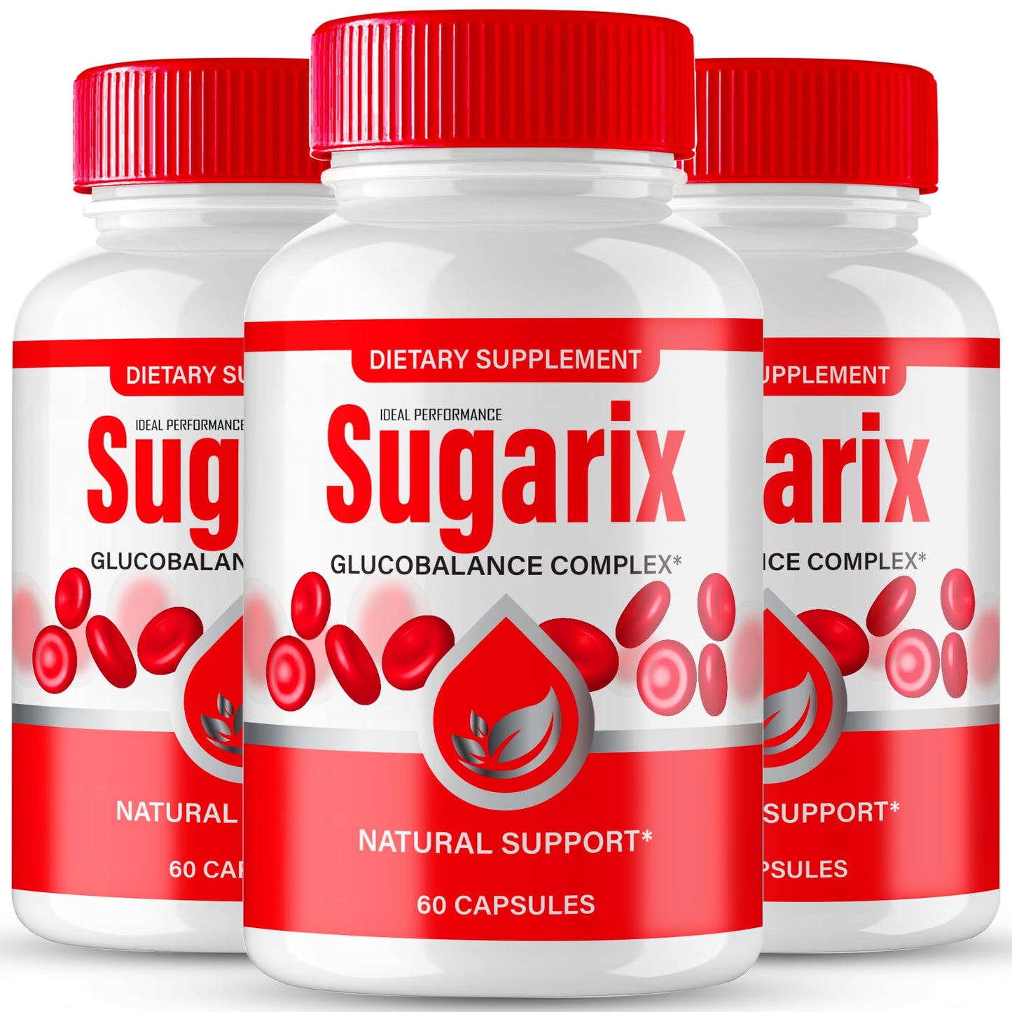 IDEAL PERFORMANCE Sugarix Advanced Blood Formula Supplement 180 Capsules