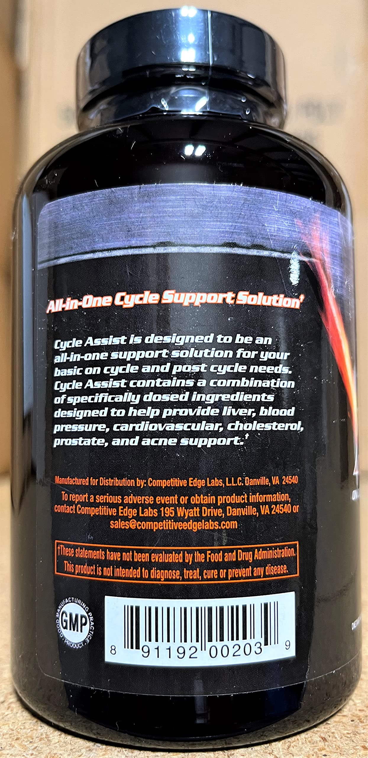 Competitive Edge Labs Cycle Assist Liver Cleansing Capsules, 180 Count