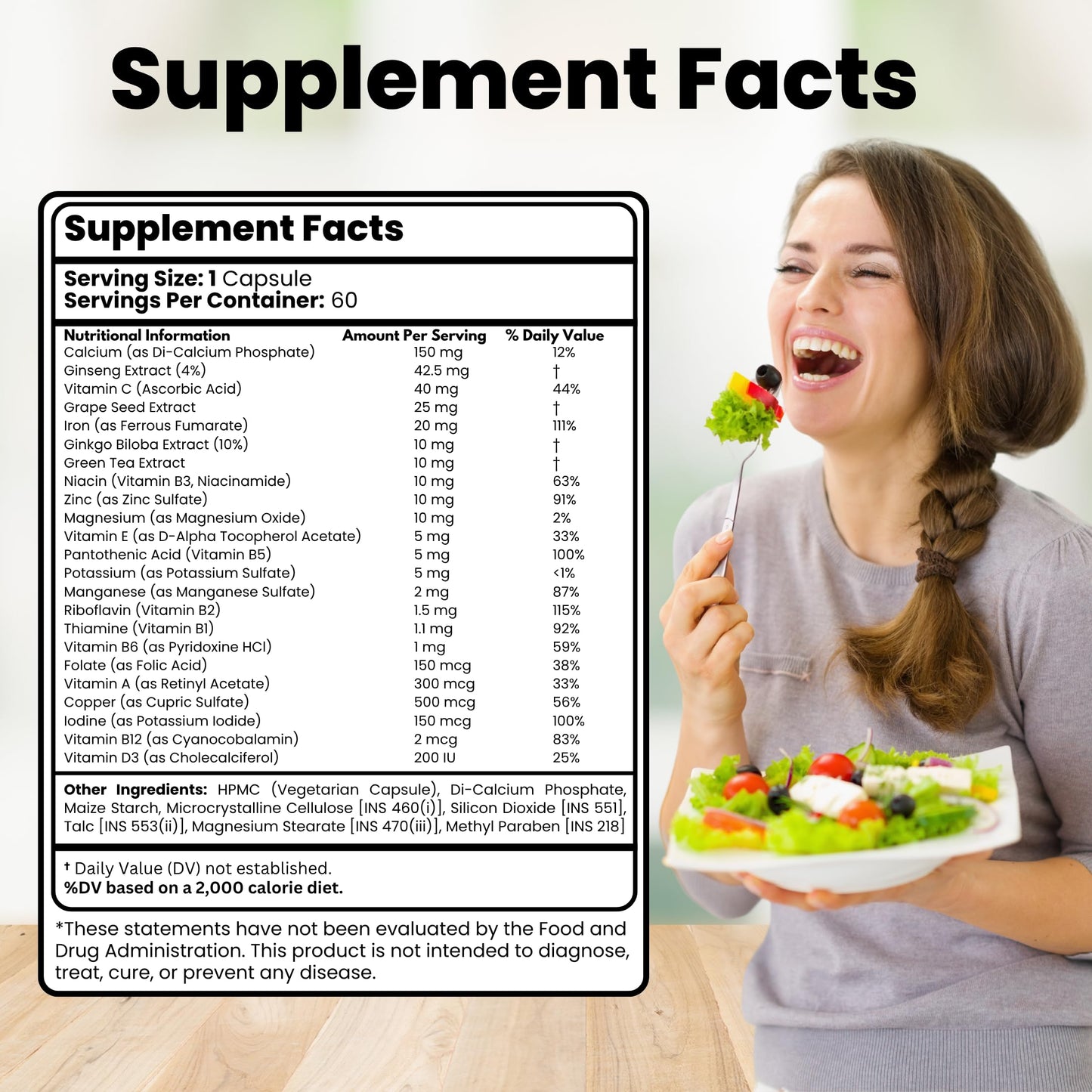 VegHerbs Boost TRT Advanced Pills Capsule, 60 Capsules (Pack of 5)