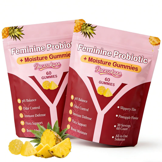 Dakasokaaa Slippery Kitty Probiotic Gummies for Women, 60 Gummies
